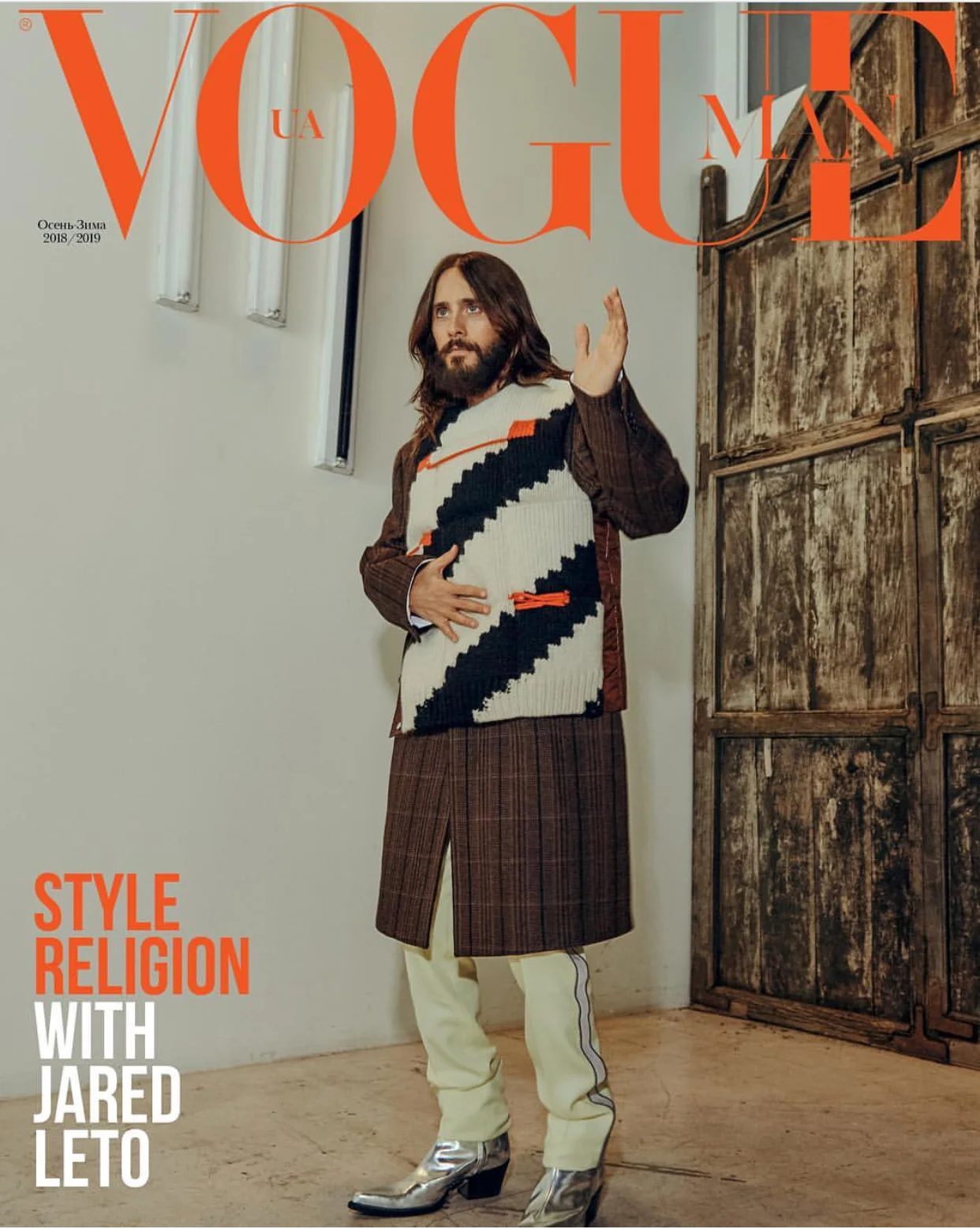 JARED LETO X VOGUE UKRAINE MAN OCTOBER 18 COVER STORY