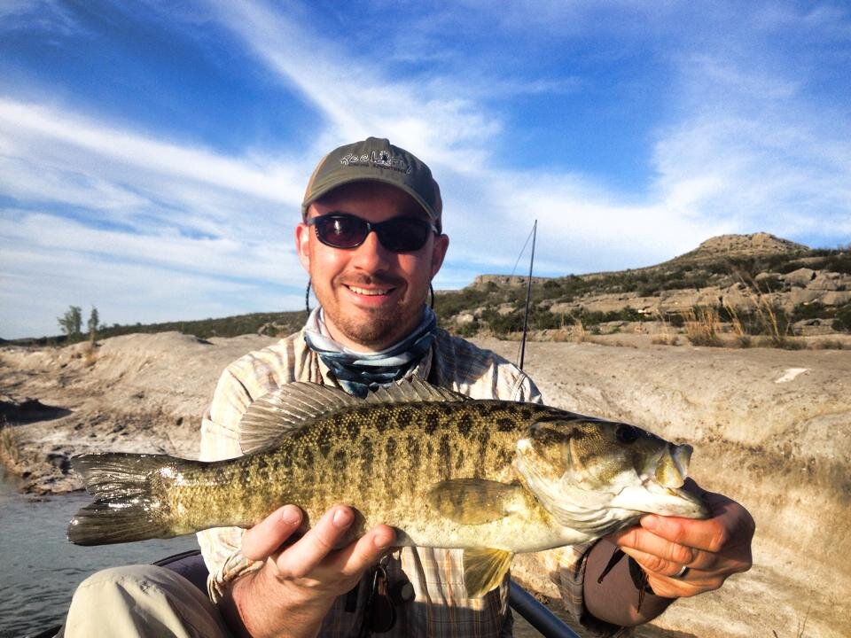 Smallie on a guided Devils River trip