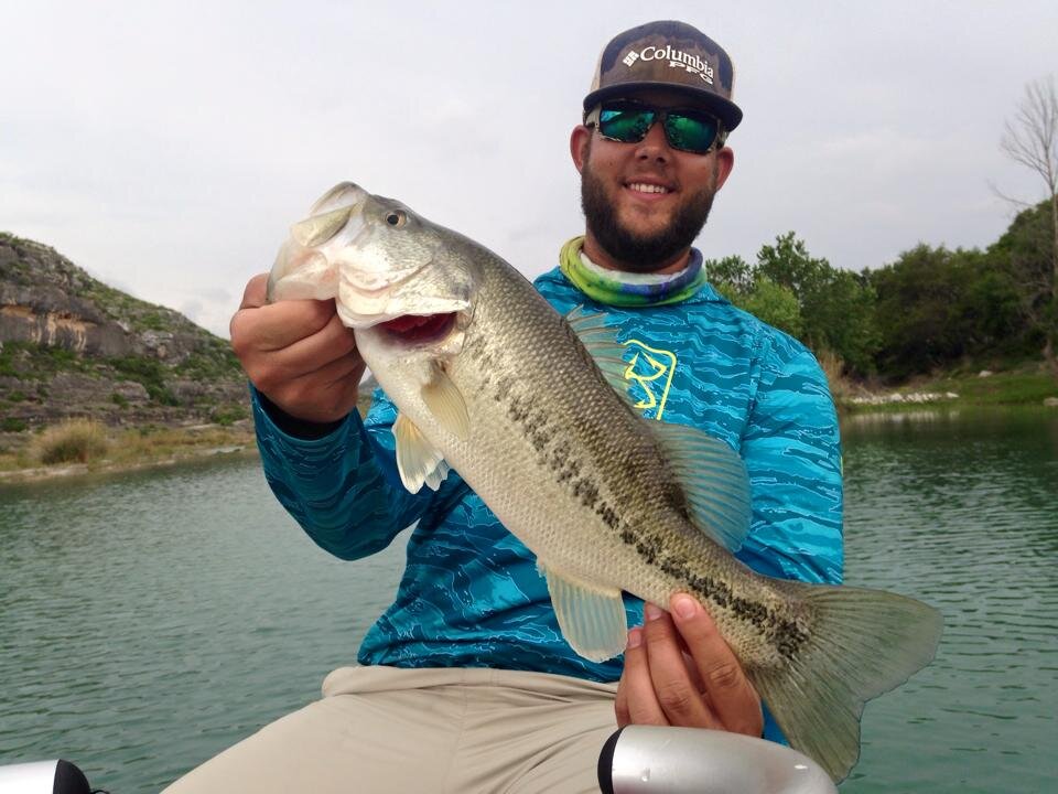 Another happy fly fishing client on the Devils River