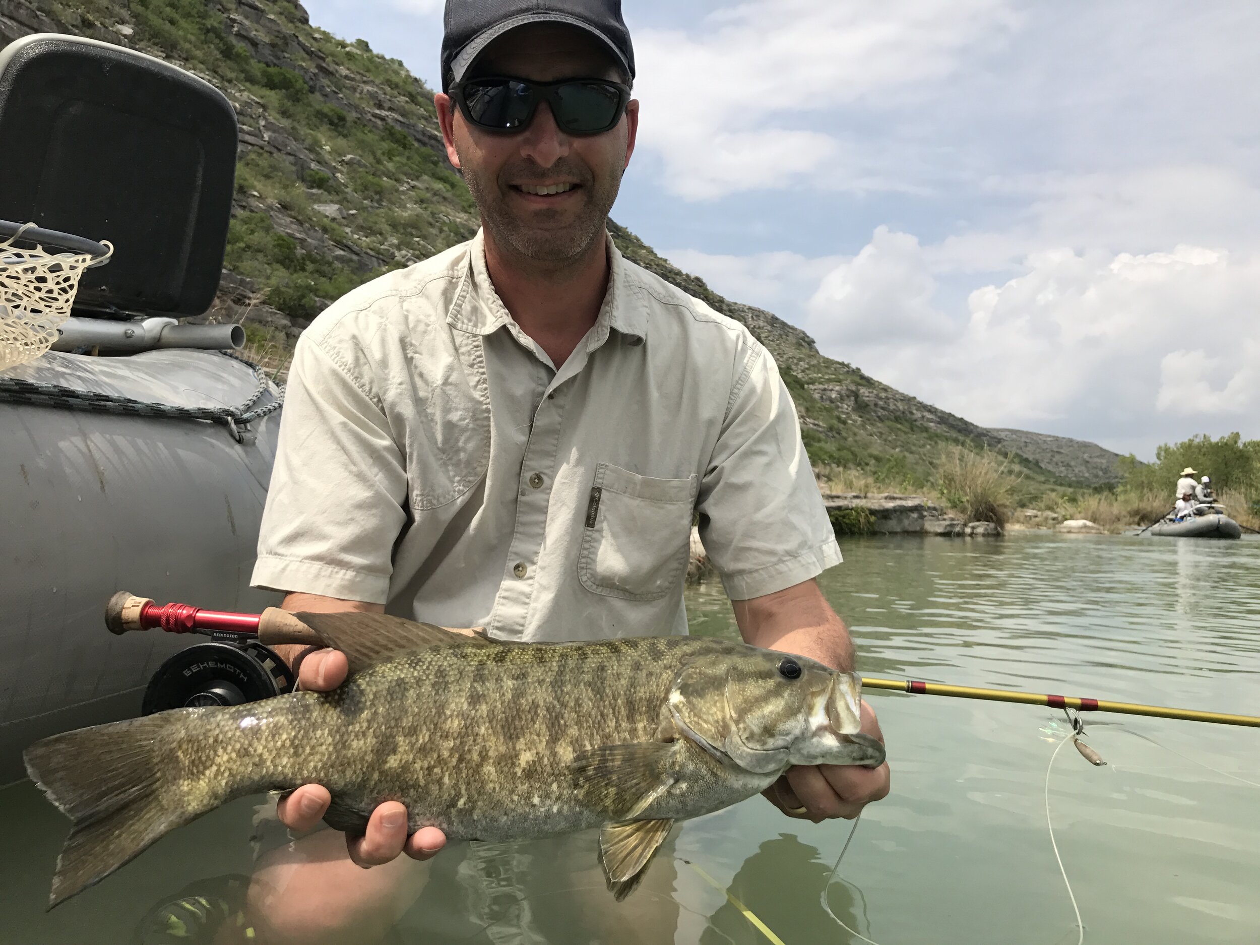 Successful guided Devils River fly fishing trip 