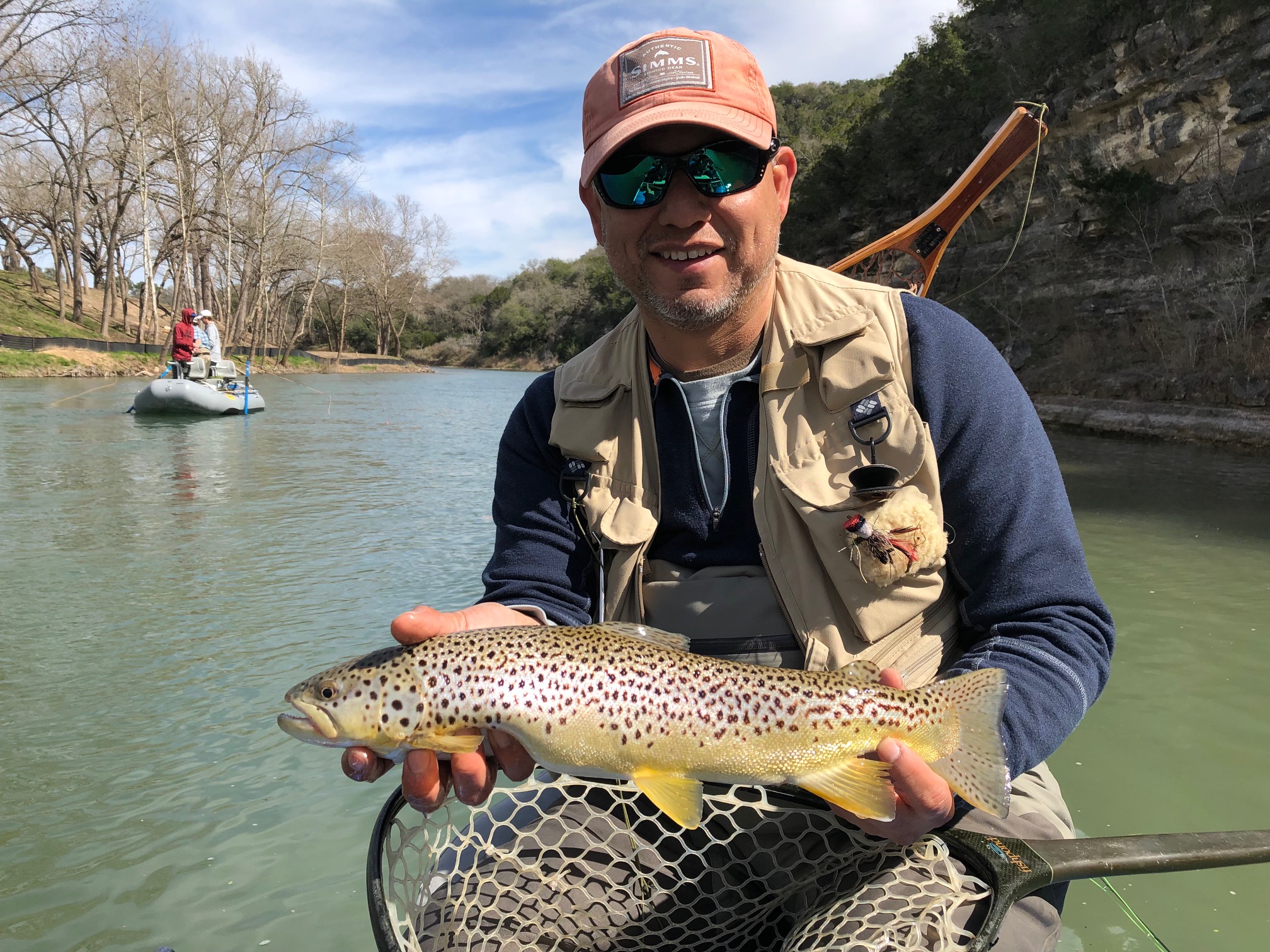 Brown Trout on the Guadalupe River in Texas