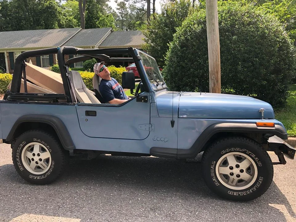 Hanks final ride in his beloved Joop (photo by Jon Dawson)