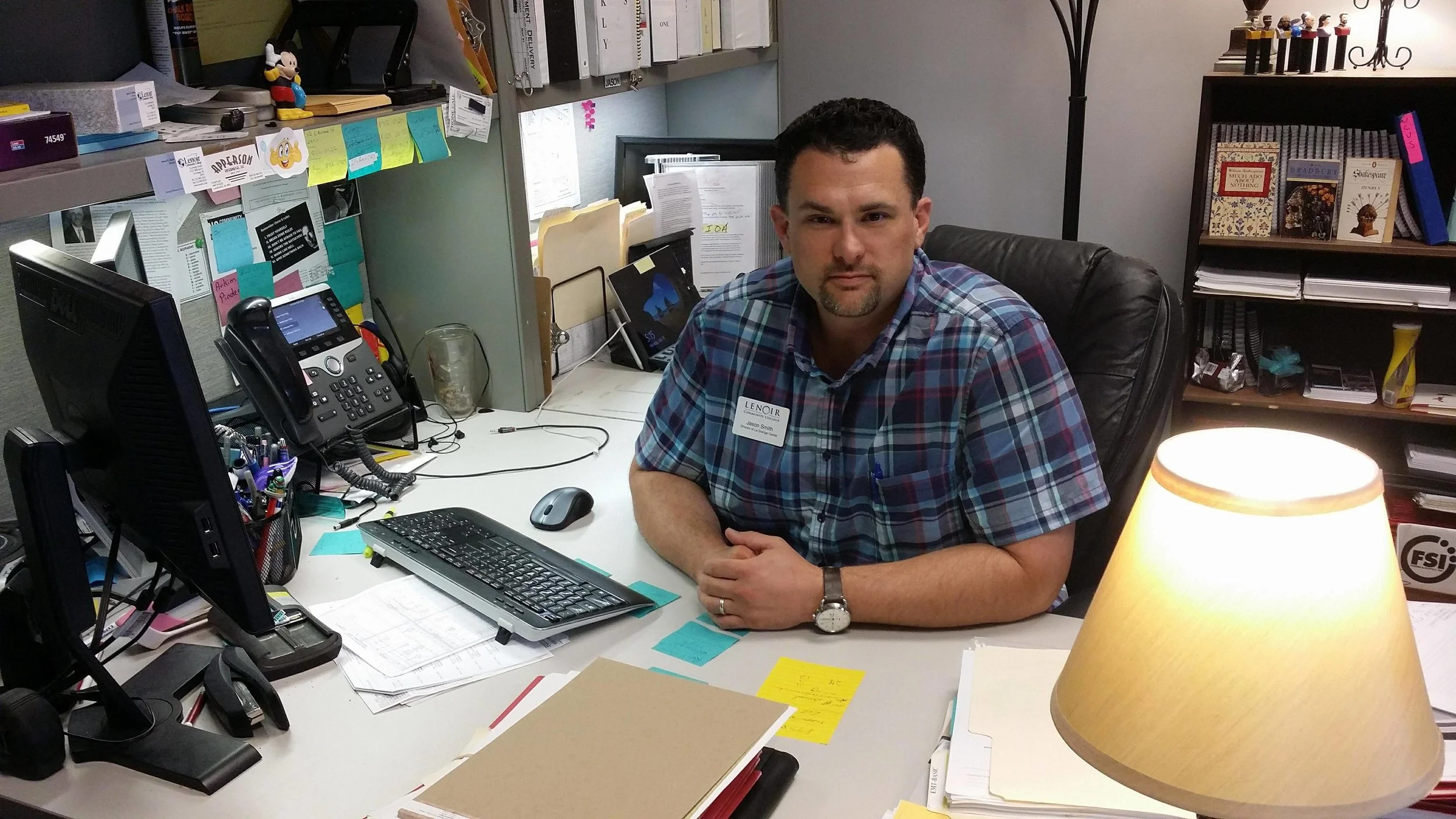 LCC La Grange Center Director Jason Smith. Photo by Jon Dawson / Neuse News