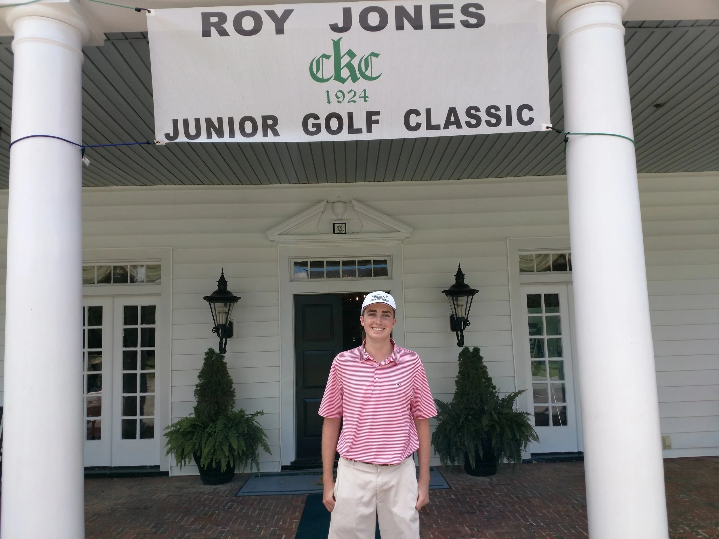 Rising Arendell Parrott Academy junior Jackson Crocker was the only local participant in the 33rd Annual Roy Jones Jr. Junior Golf Classic at the Kinston County Club. Photo by Junious Smith III / Neuse News