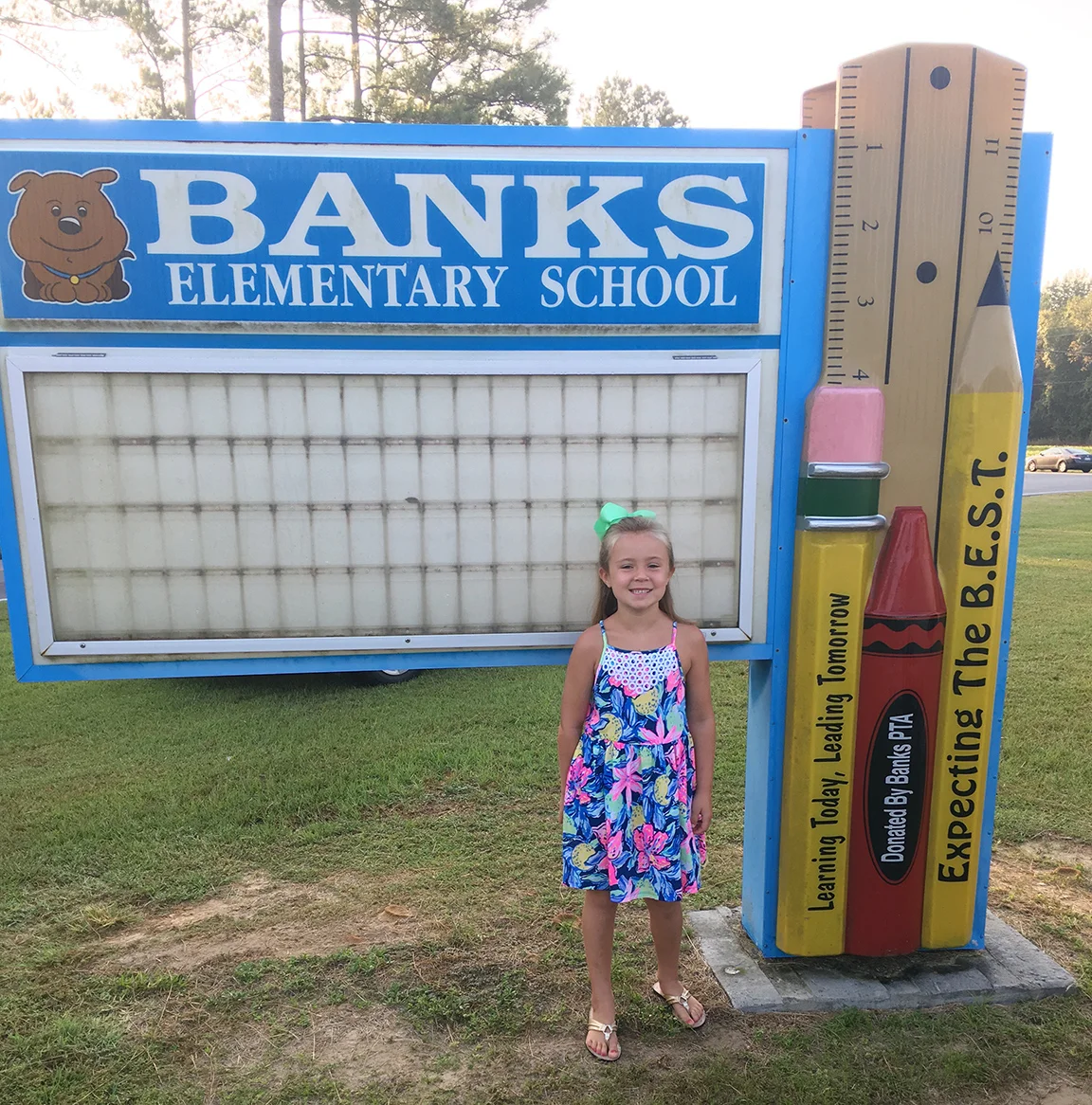 Madelyn Howard, first grade, Banks Elementary School