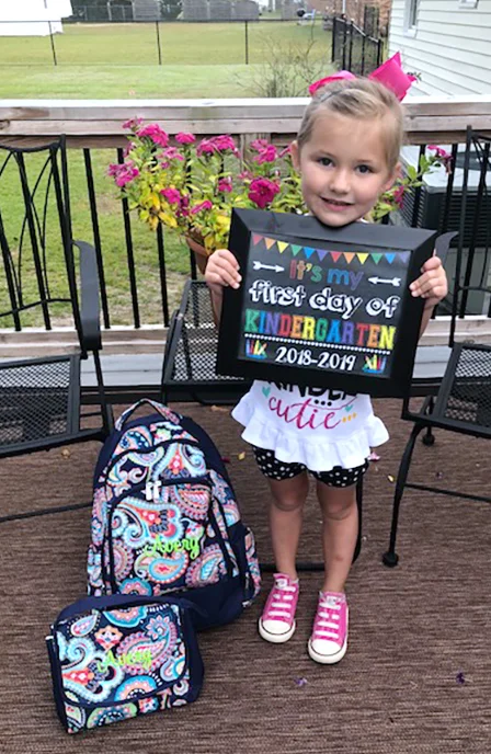 Avery Wade, kindergarten, Banks Elementary School