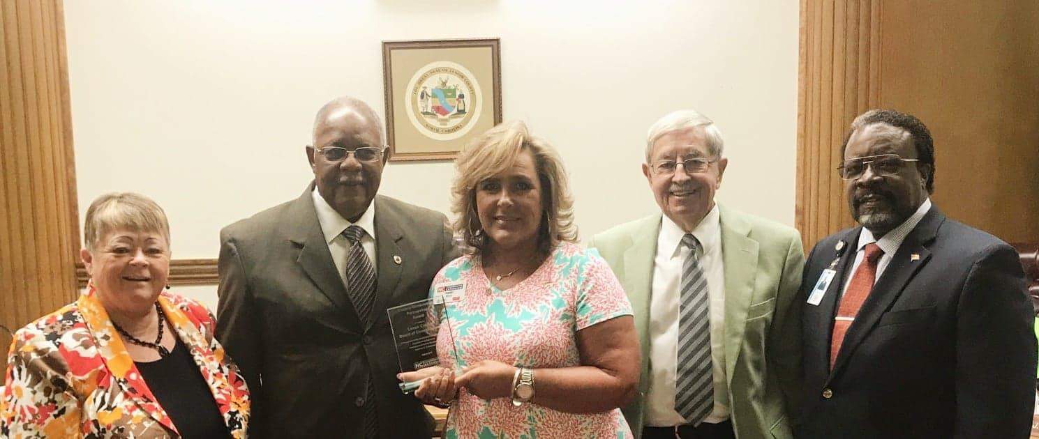 Lenoir County commissioners receive award