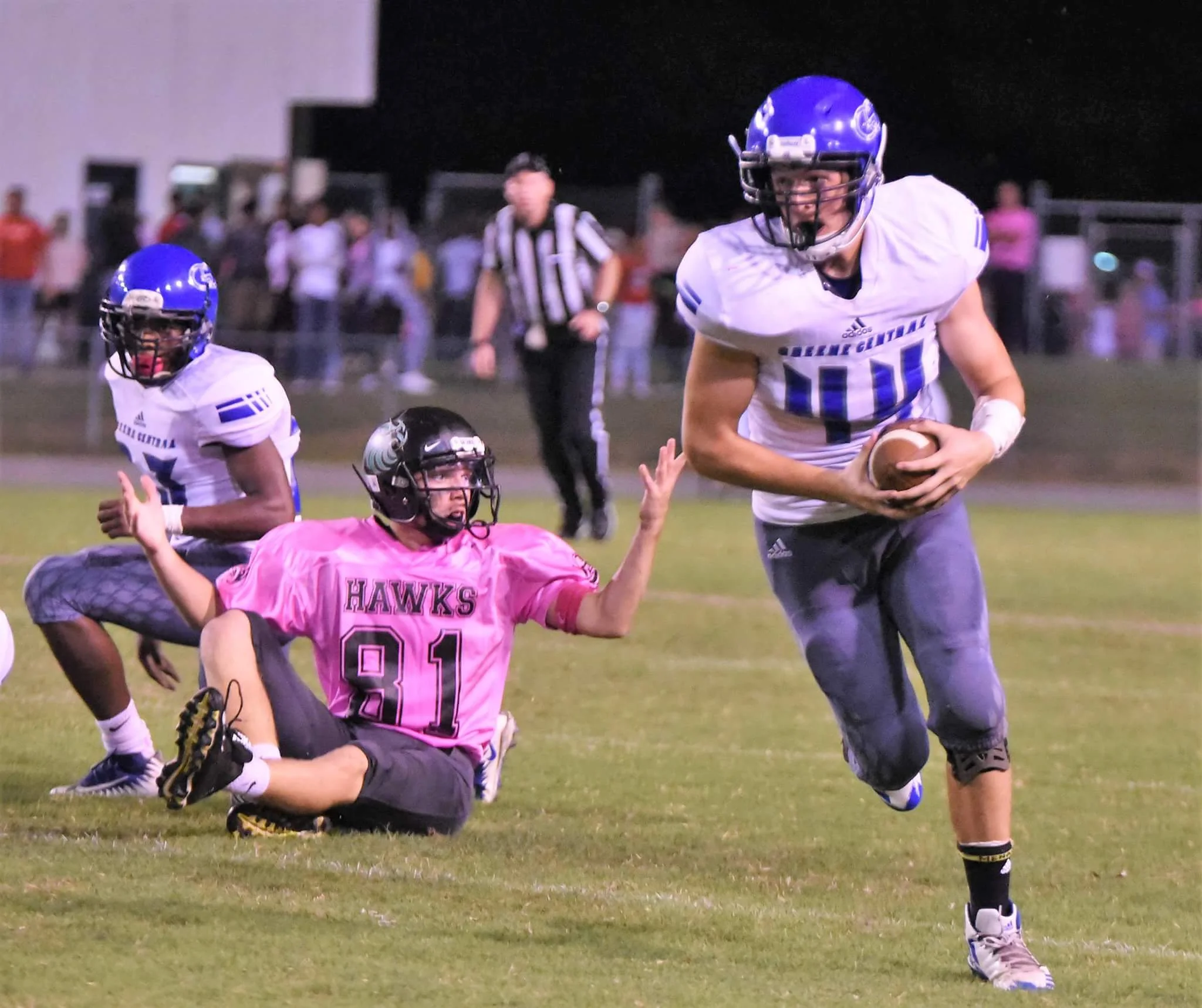 GC tops North Lenoir in Hawks' first game since Sept. 7