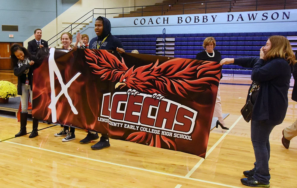 Early college celebrates its 'A' with challenge to hit mark again — Neuse  News