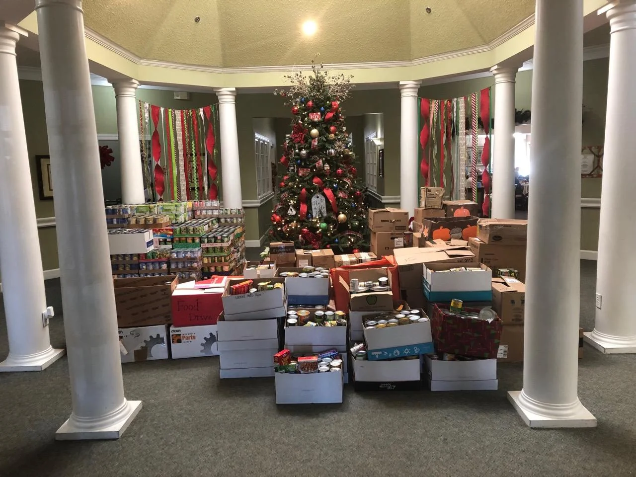 Spring Arbor of Kinston, HHHunt, donate thousands of food items, dollars to Mary's Kitchen