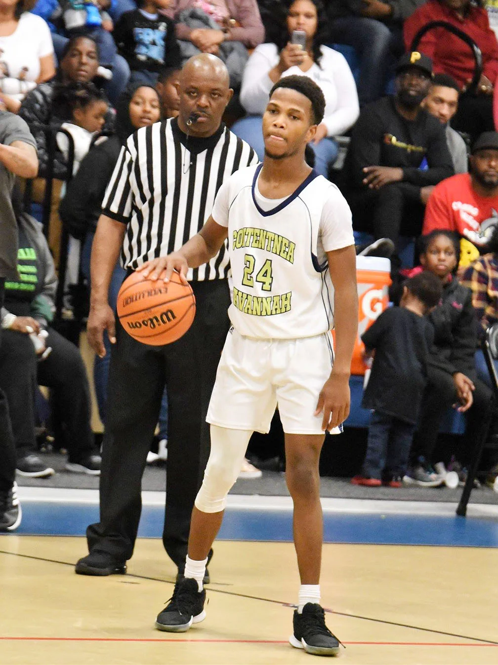 Malik Williams of Contentnea-Savannah School was named the tournament’s MVP. Photo by William ‘Bud’ Hardy / Neuse News