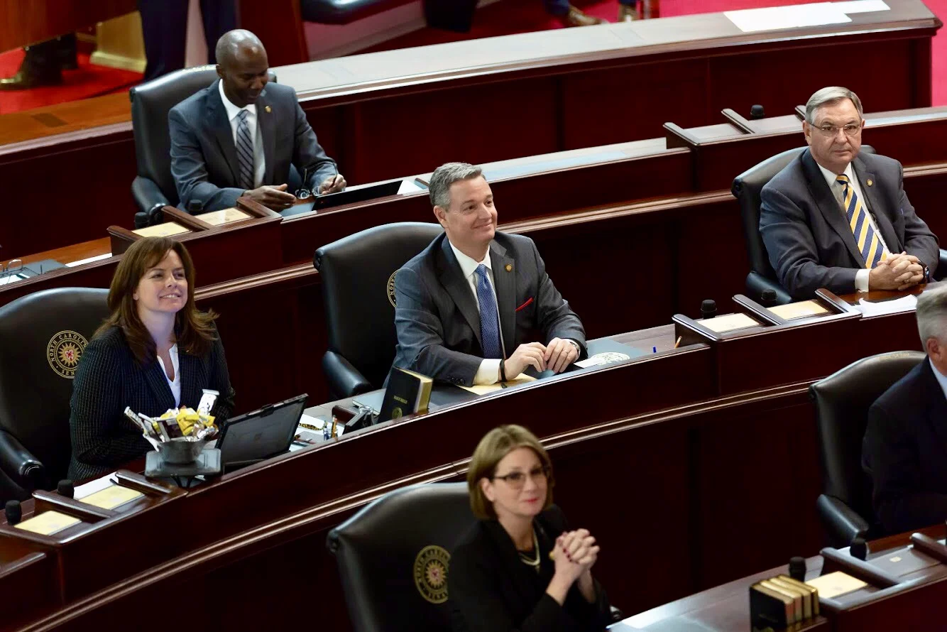 Senator Jim Perry in the NC Senate Chamber Submitted Photo