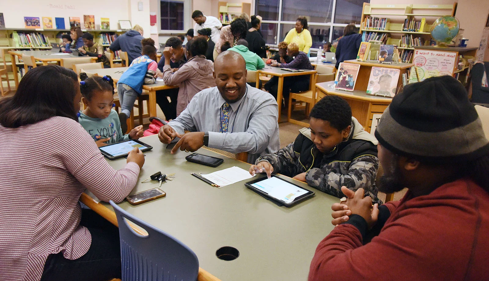 Northeast parents join students to sample computer coding skills