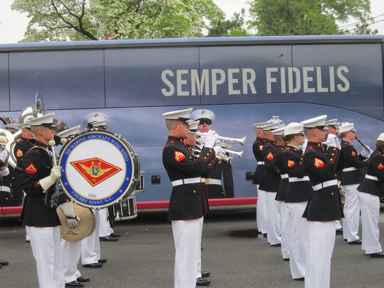 Marine Corps band will march in Grifton’s 49th Shade Festival on Saturday, April 13. Submitted photo