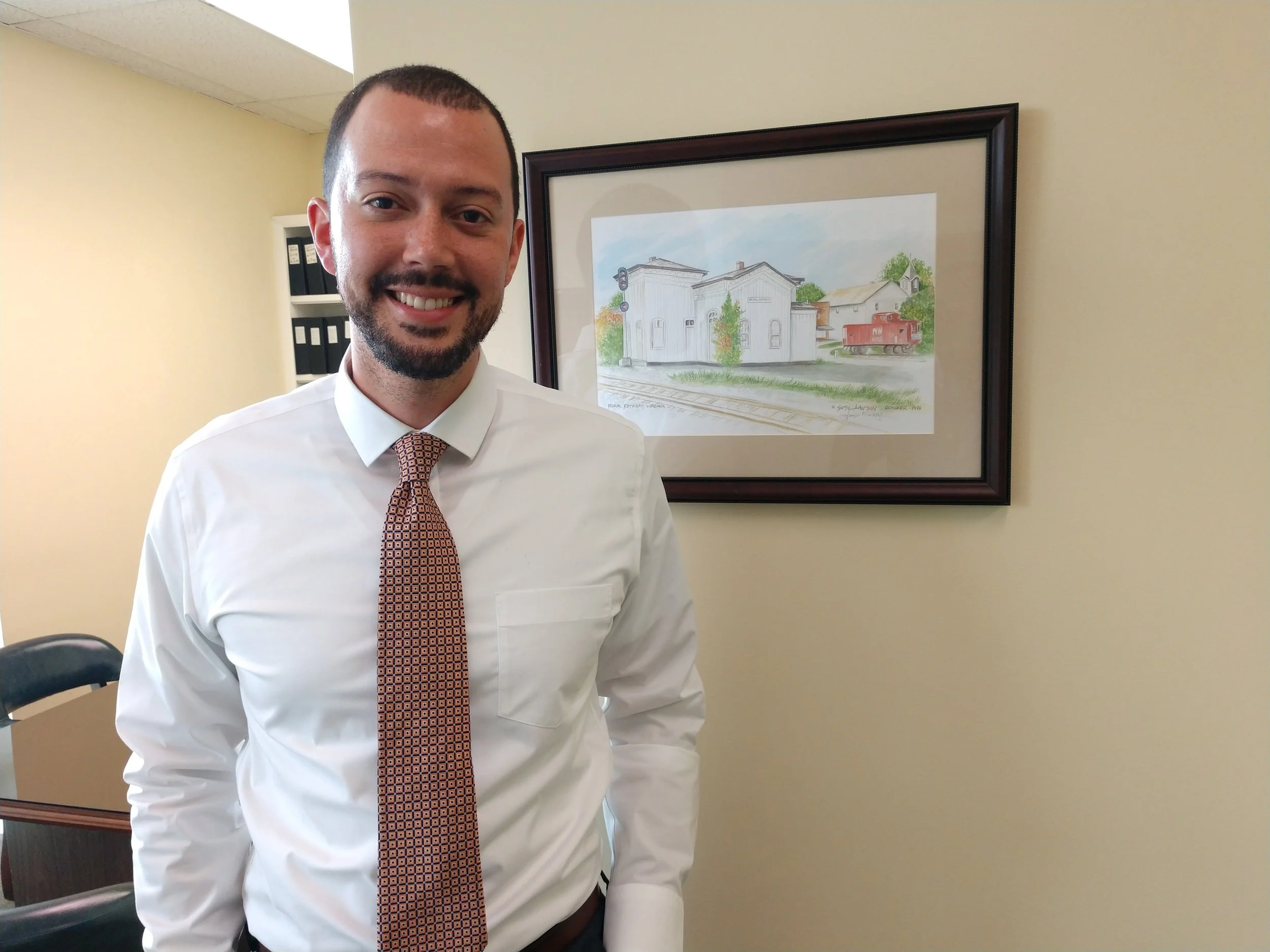 Lenoir County Manager Michael James prepares for new position