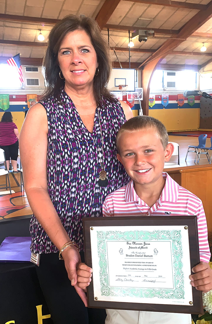 Around Town: Barnett earns scholastic award