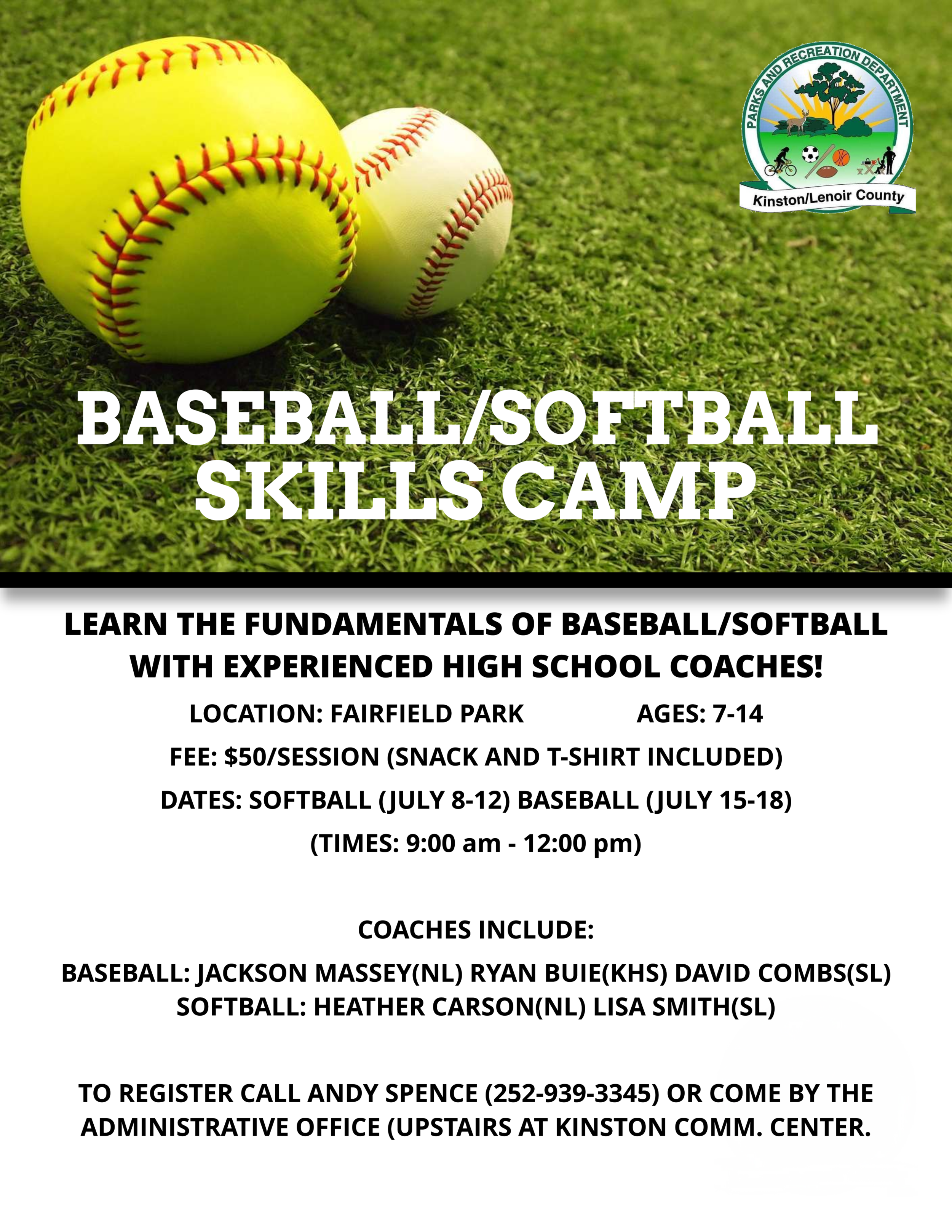 Baseball/Softball Skills Camp — Neuse News