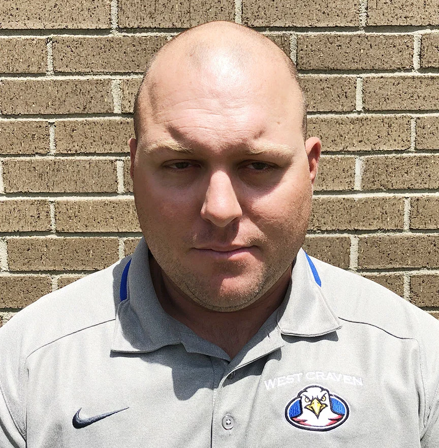 Washington head football coach Jon Blank