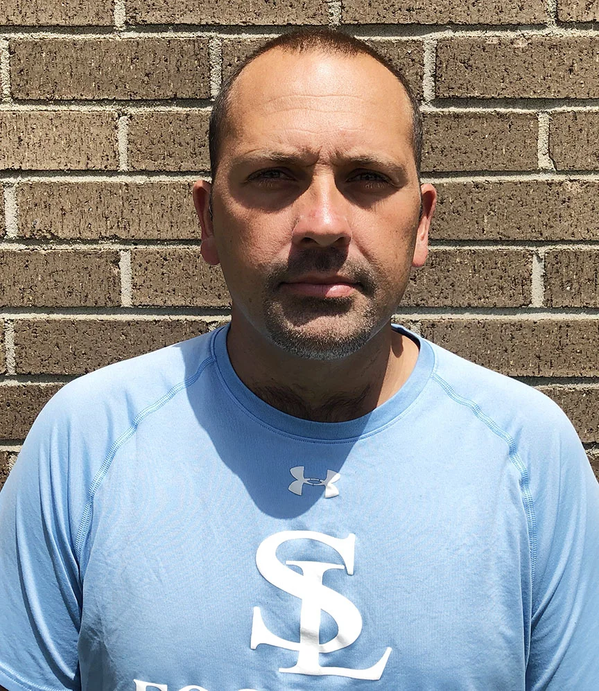 South Lenoir head football coach Jeremy Joyner