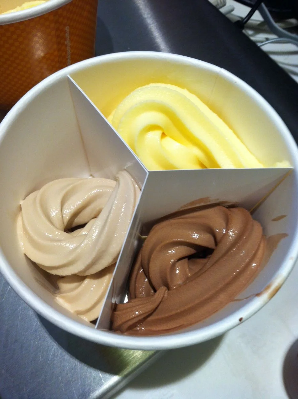 Replacing wireless earbuds as the world’s most unnecessary invention, the yogurt divider. Photo from YouTube.