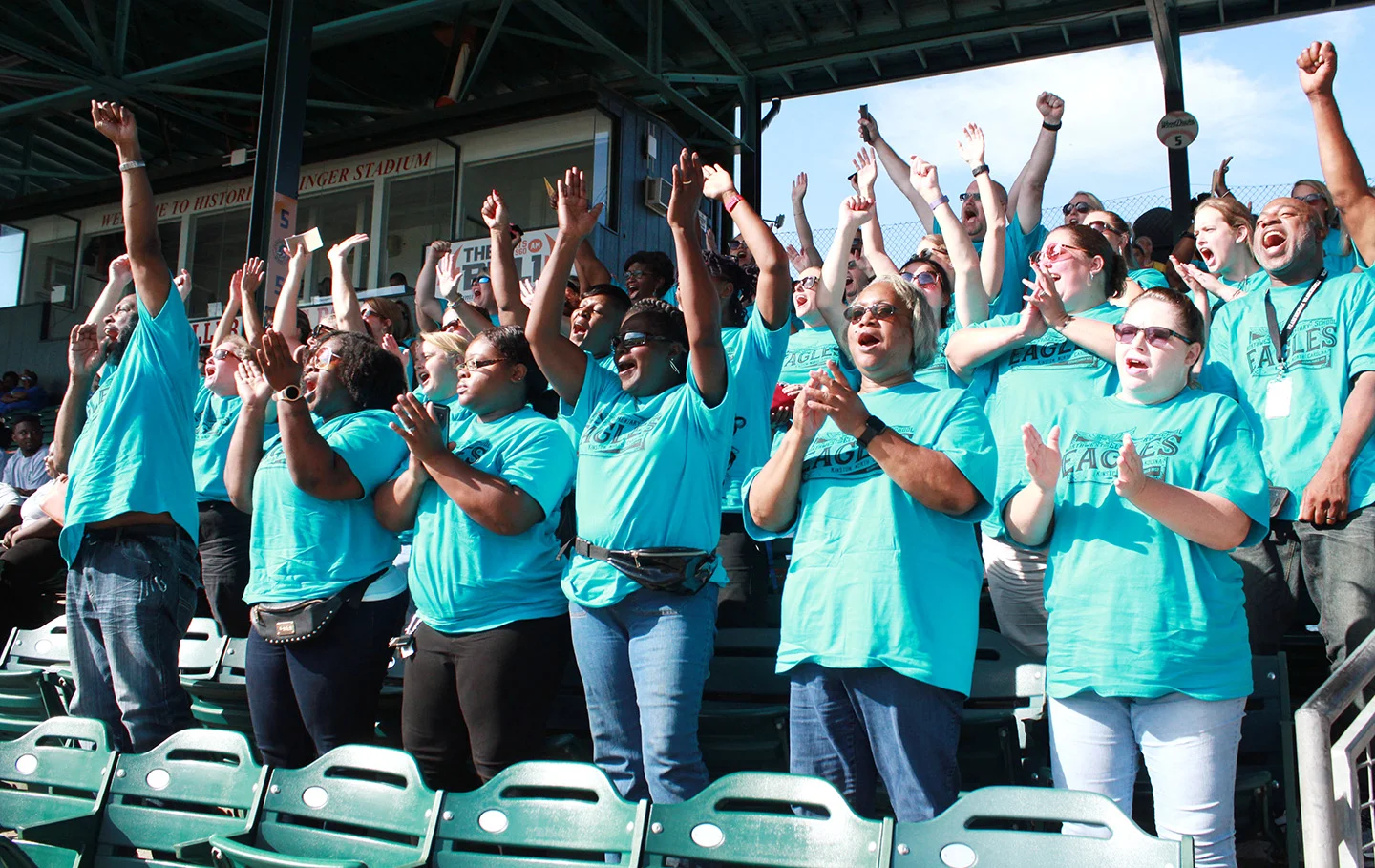 LCPS holds Opening Day rally at Grainger Stadium