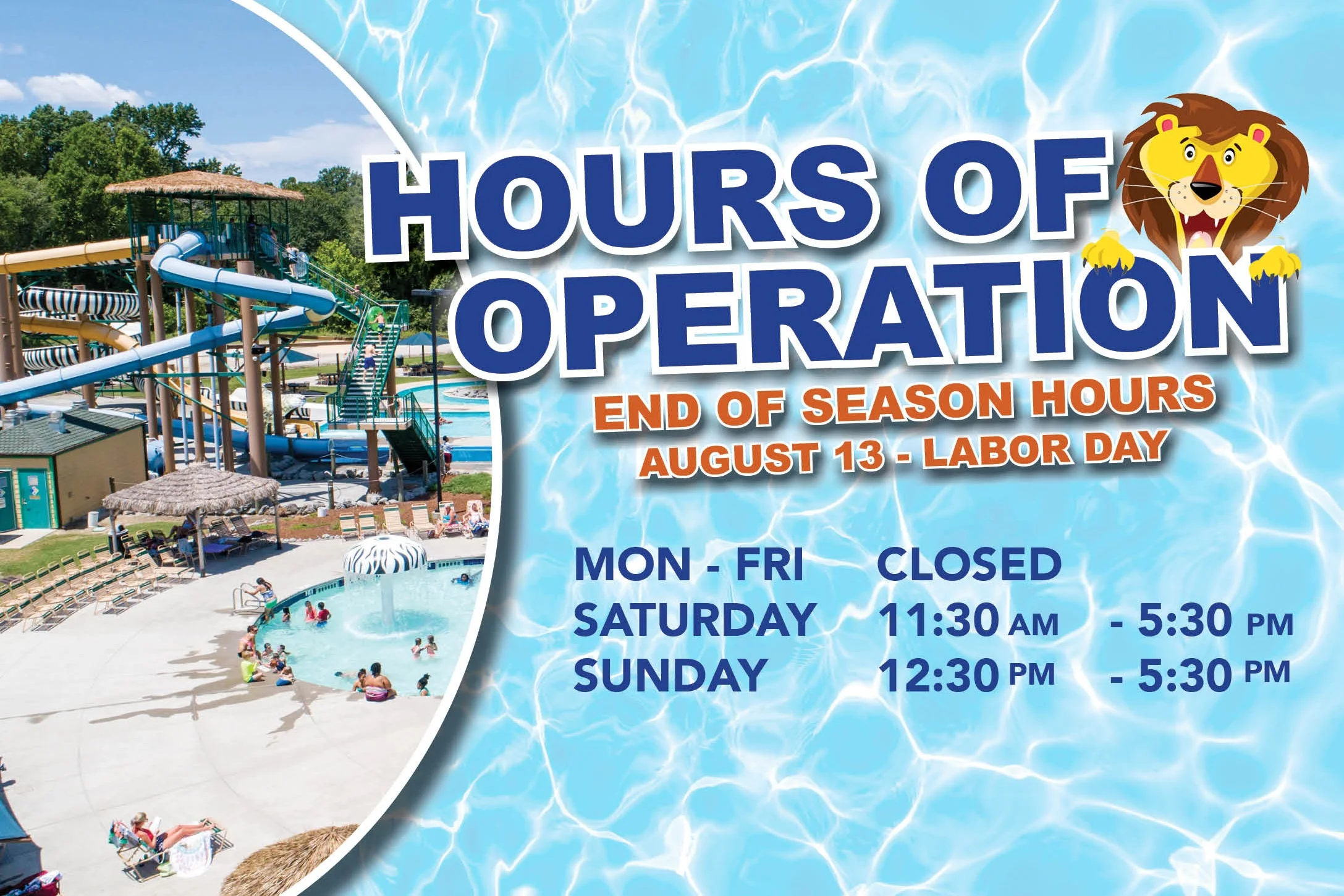 Sponsored: Lions Water Adventure now open for weekend hours