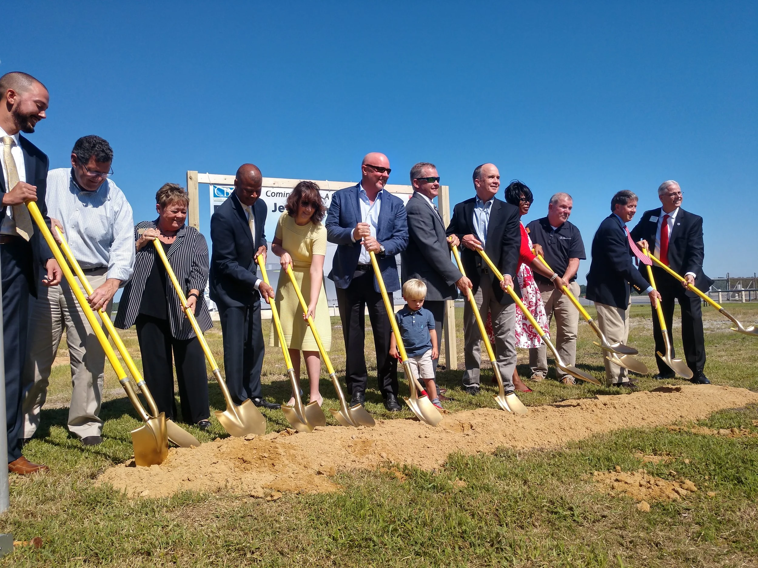 Groundbreaking ceremony at Global TransPark