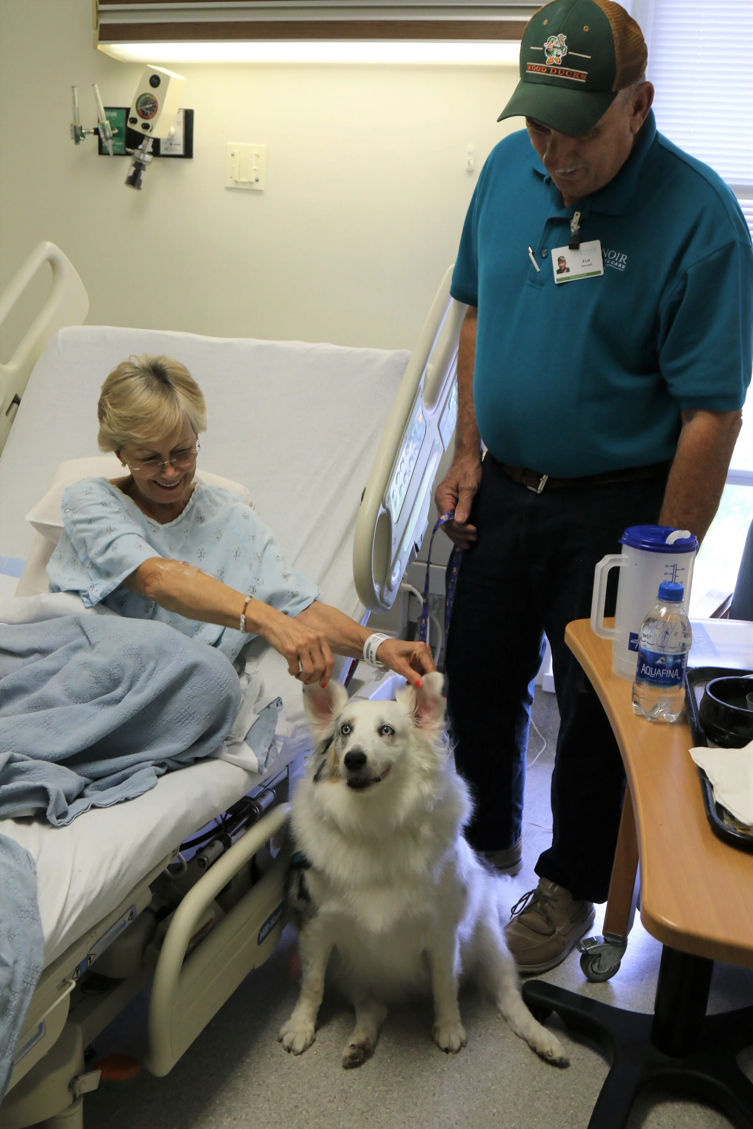 Pet therapy brings smiles at UNC Lenoir Health Care