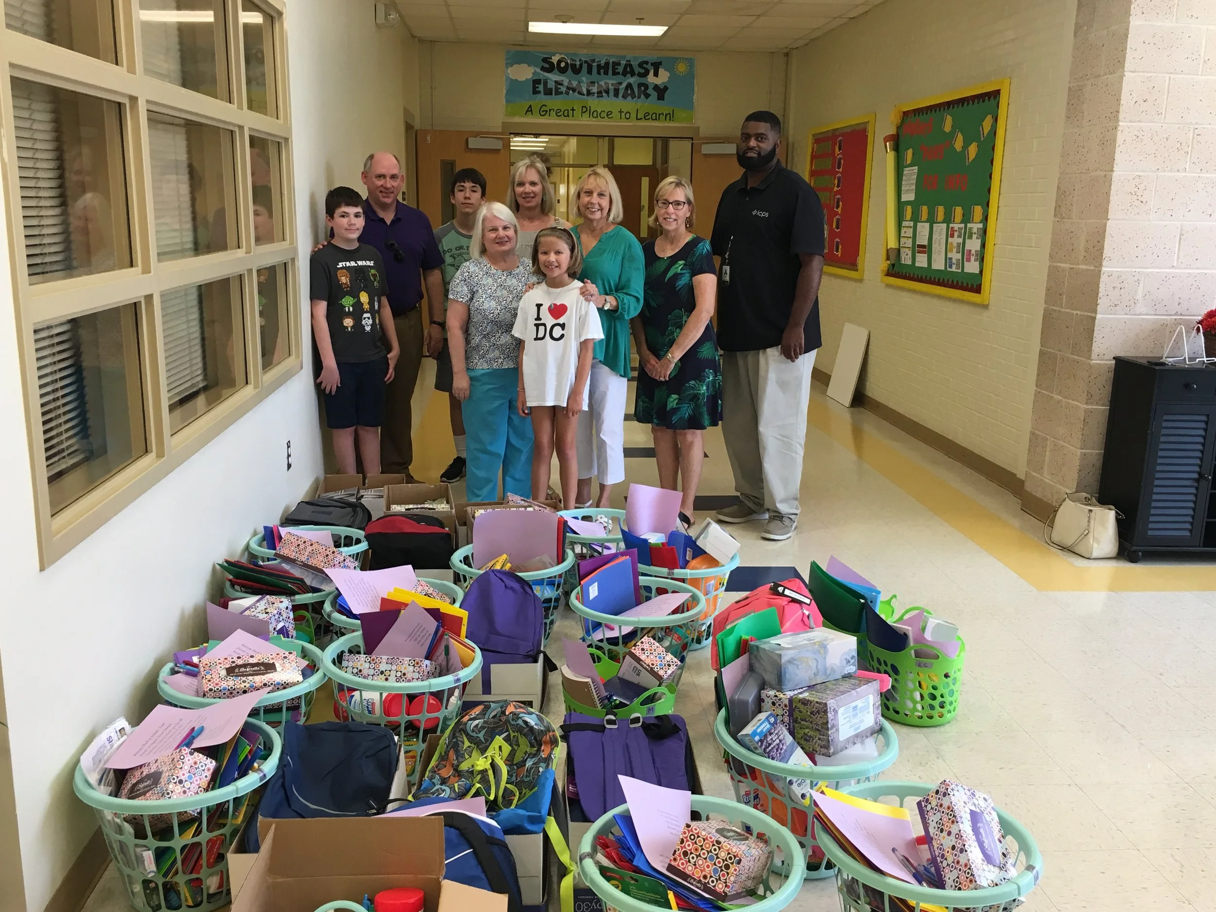 Queen Street UMC makes donations to Southeast Elementary