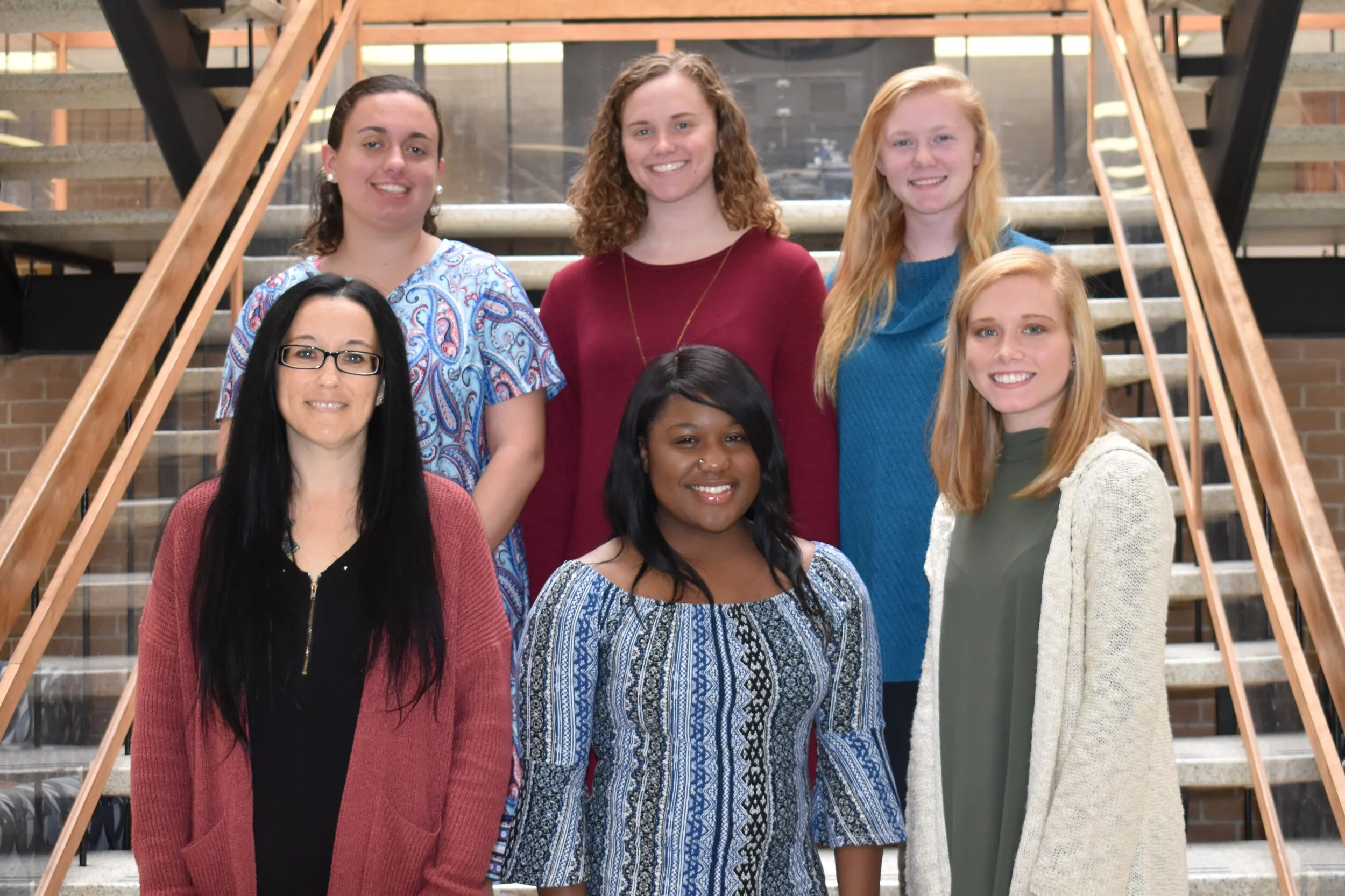 Pictured left to right are Amanda Rivers of Deep Run, William I. Herring Scholarship; Ayanna Perry of Kinston, Counselor’s Award – Kinston High School; and Rebecca Croom of Deep Run, W. Roy and Mary R. Poole, Joseph C. and Eunice Parker, and Eloise …