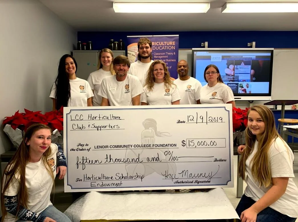 LCC Horticulture Club completes scholarship endowment