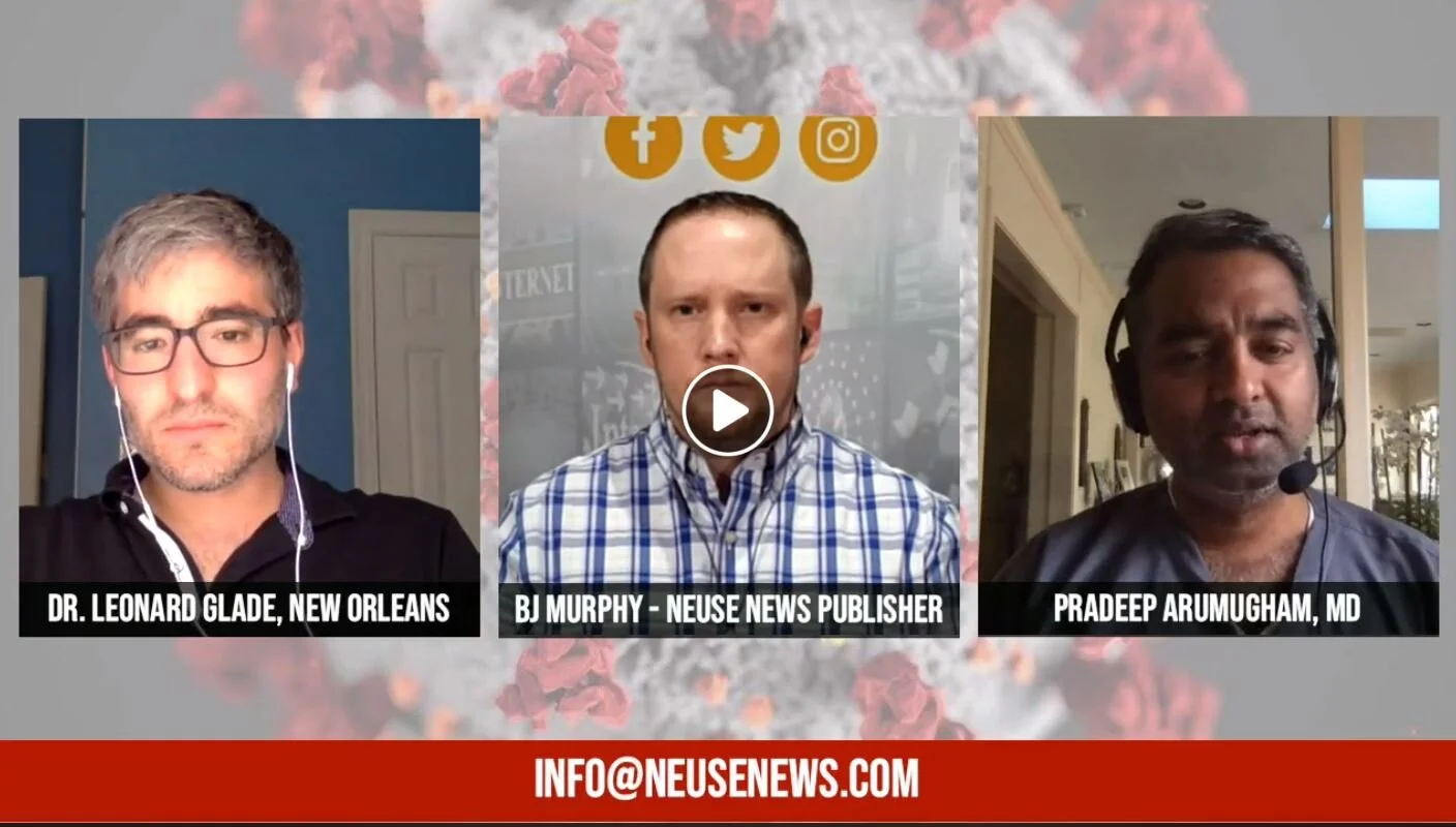Video: New Orleans doctor joins live Coronavirus Chat with Dr. Pradeep and BJ Murphy