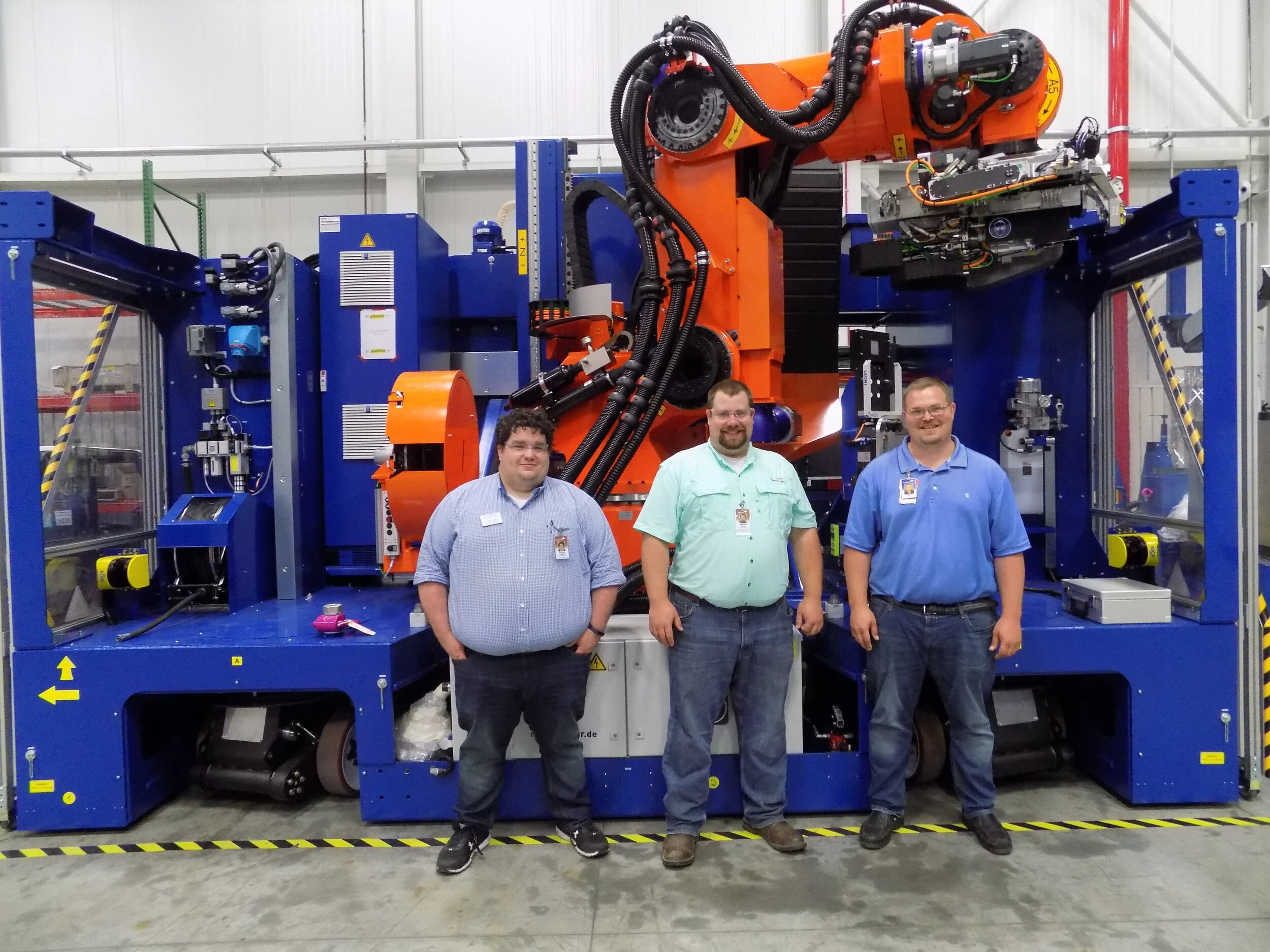 Lenoir Community College instructors in externship with Spirit AeroSystems