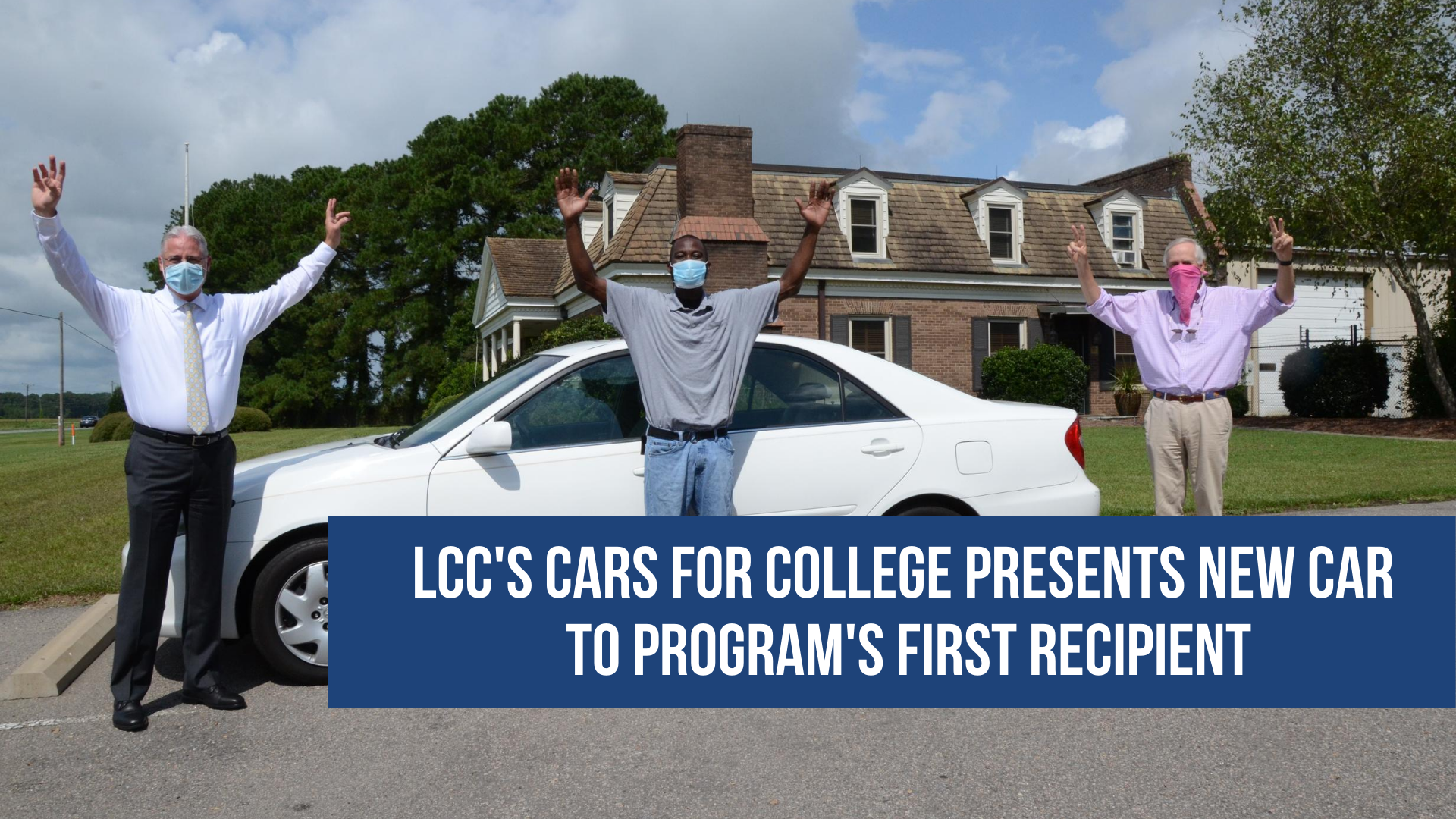 LCC's Cars for College presents new car to its first recipient
