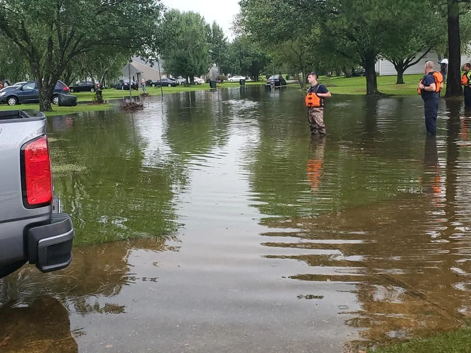 Thunderstorm, hurricane debris cause flash flooding in Kinston