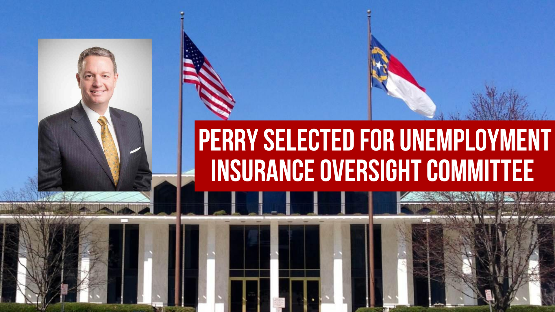 Perry selected for unemployment insurance oversight committee