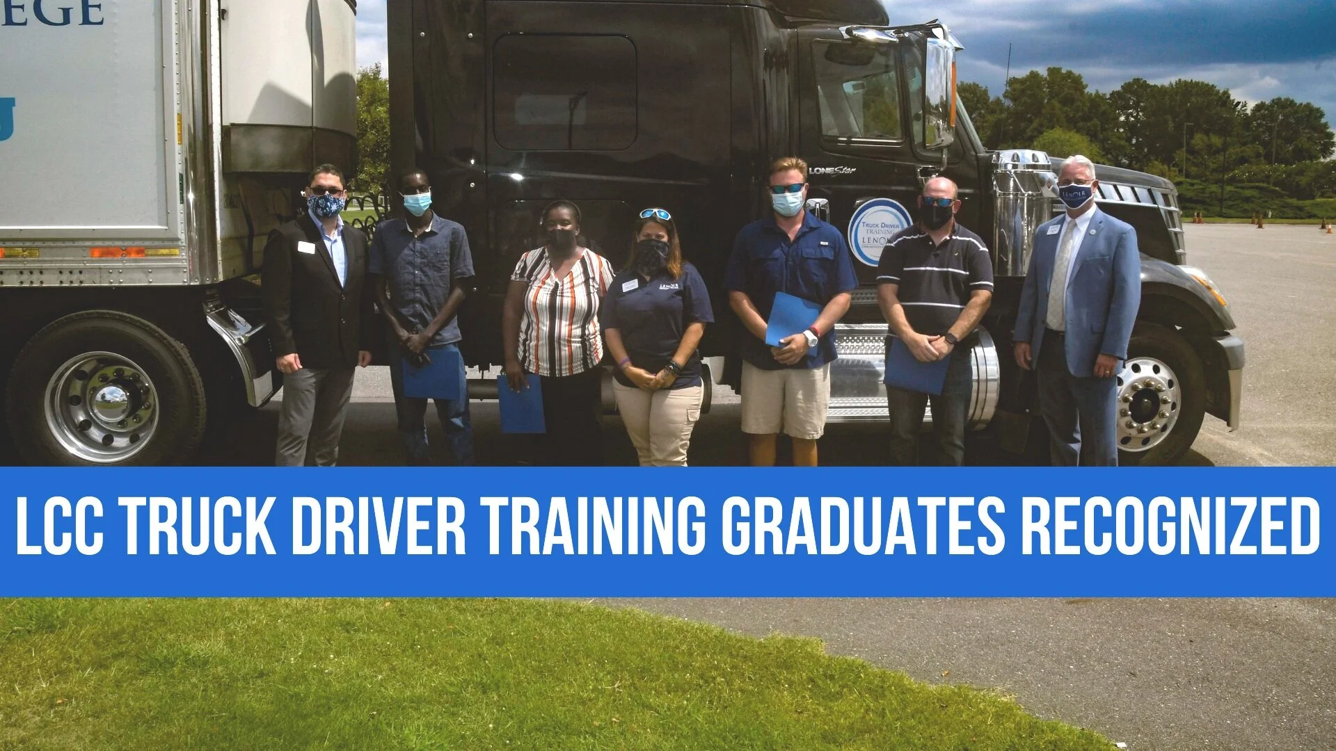 LCC truck driver training graduates recognized