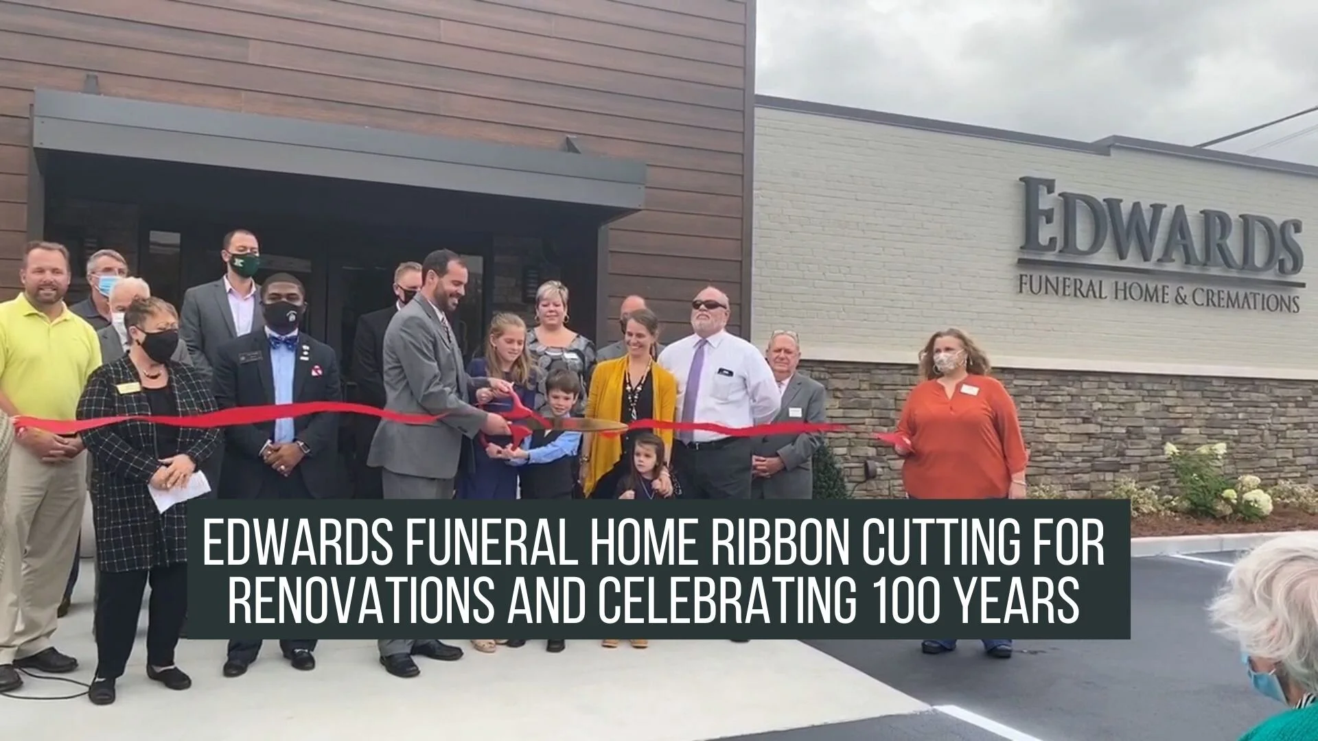 Edwards Funeral Home Ribbon Cutting For Renovations And Celebrating 100 Years Neuse News
