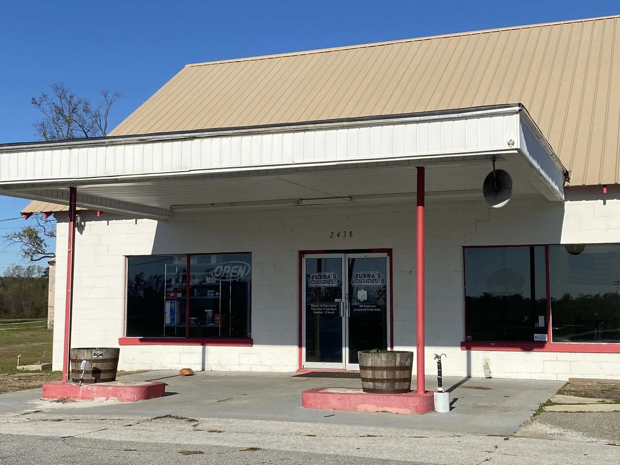 Bubba’s Smokehouse in Kinston. Photo: Kristy Bock/Neuse News