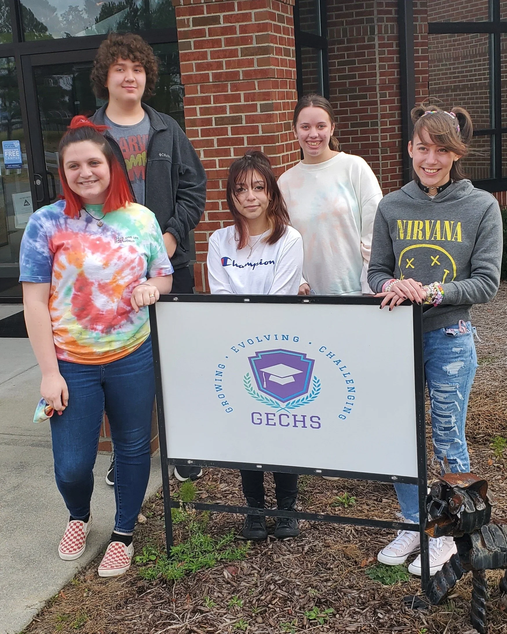 Greene Early College Phi Theta Kappa fall inductees