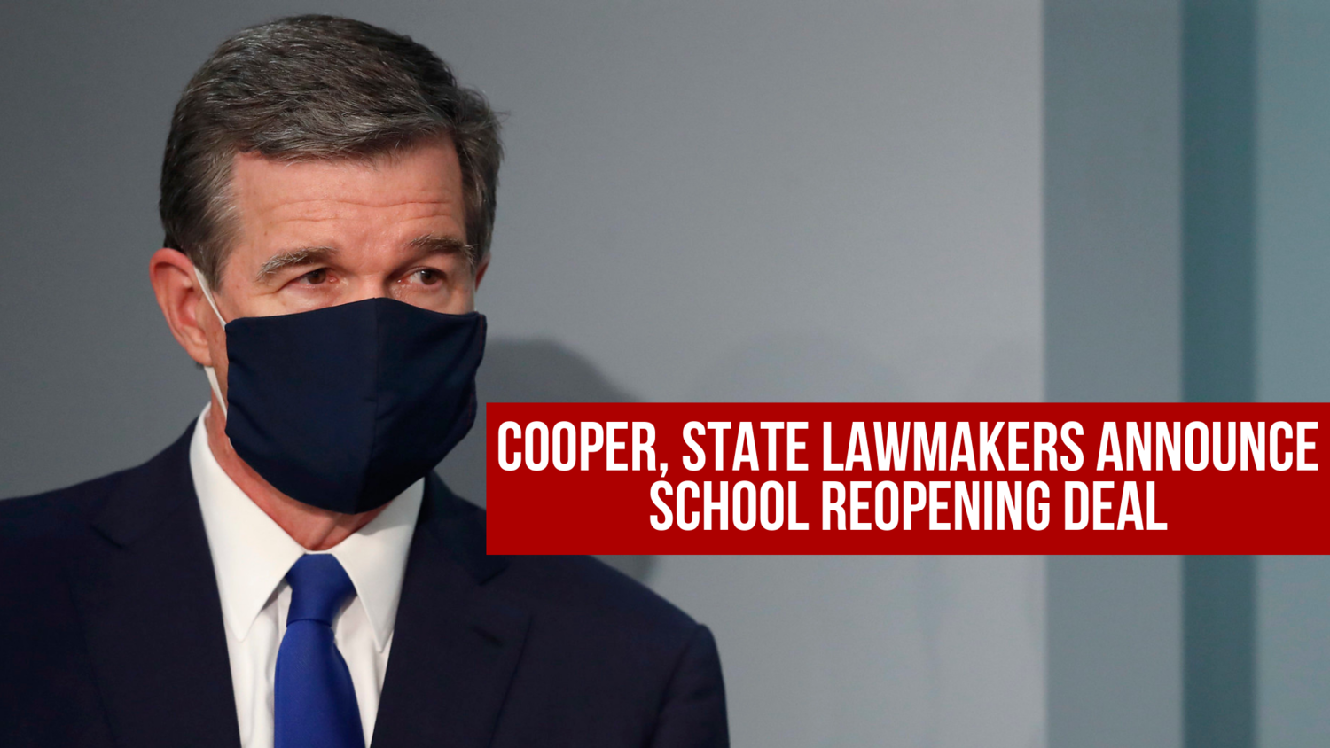 Cooper, state lawmakers announce school reopening deal