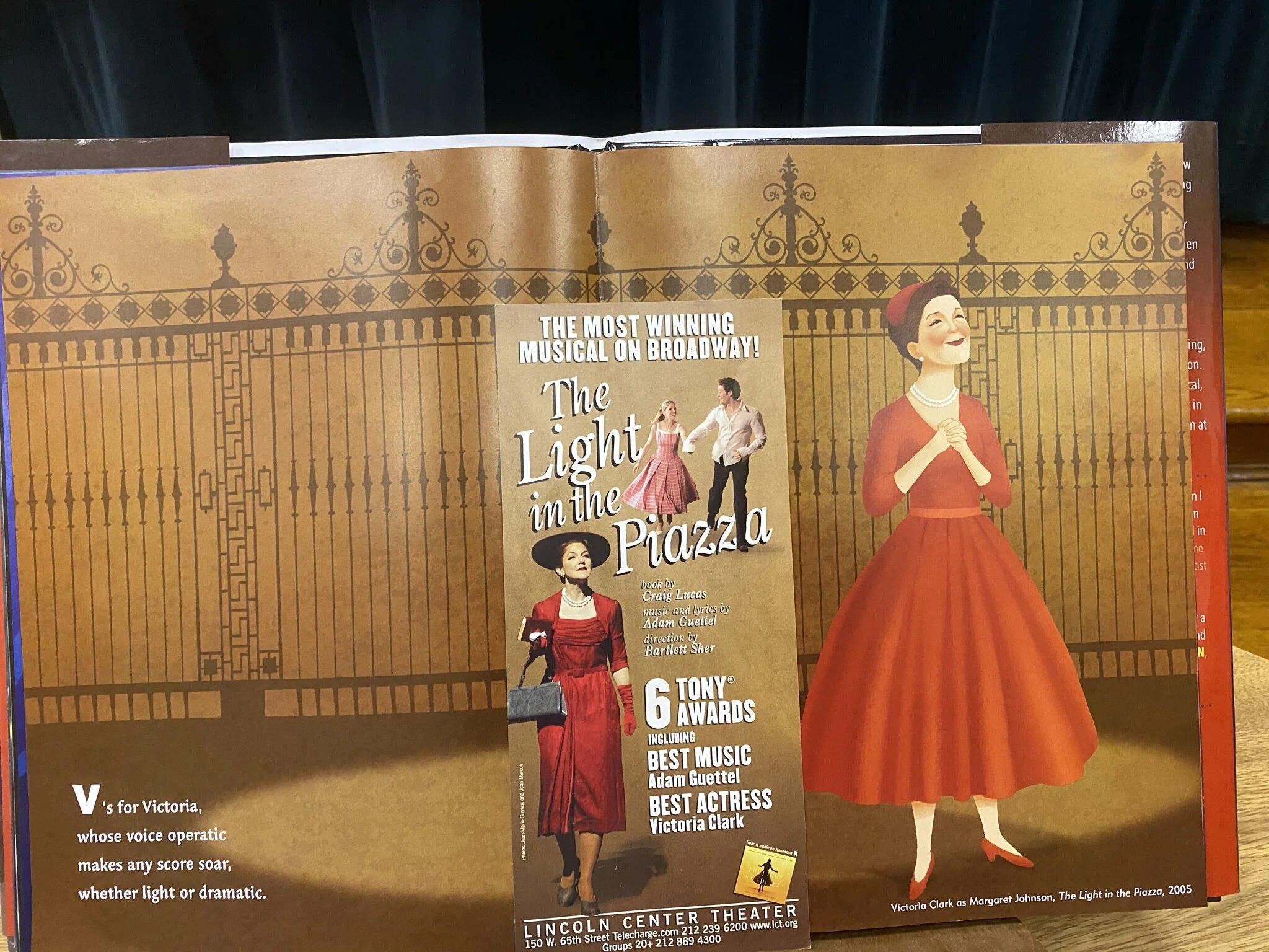 Information about Victoria Clark on display. Photo: Kristy Bock/Neuse News