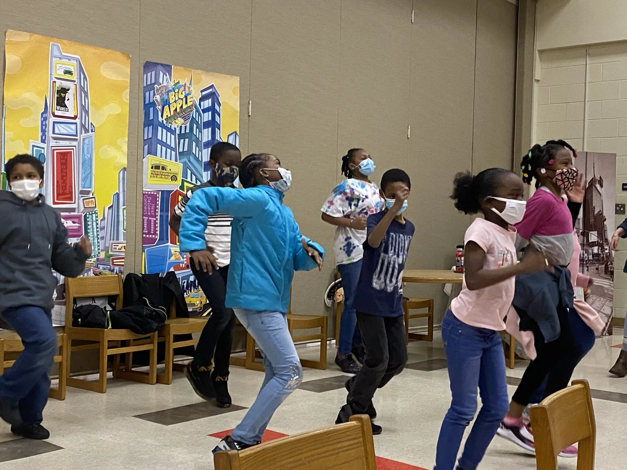 Theater class at Southeast Elementary School. Photo: Kristy Bock/Neuse News