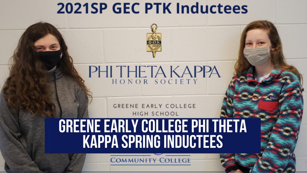 Greene Early College Phi Theta Kappa spring inductees — Neuse News