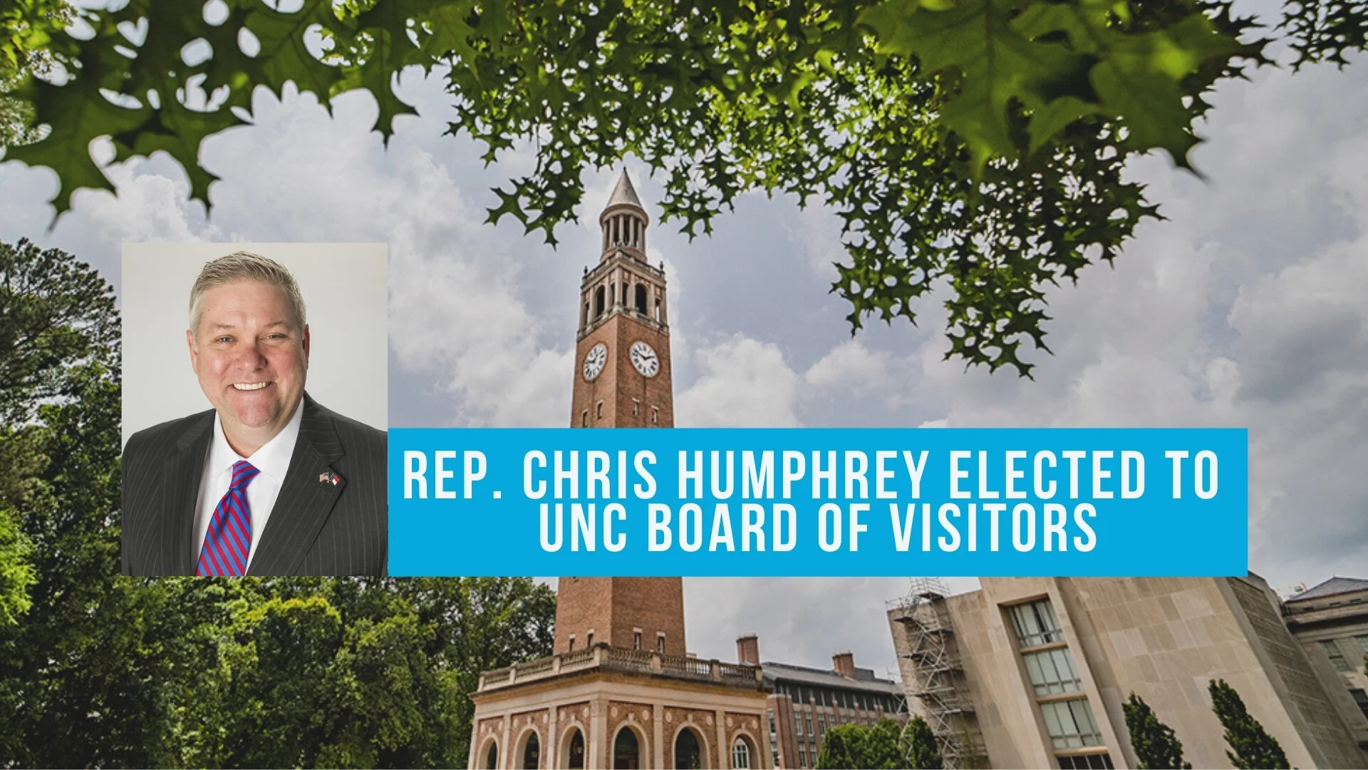 Rep. Chris Humphrey elected to UNC Board of Visitors