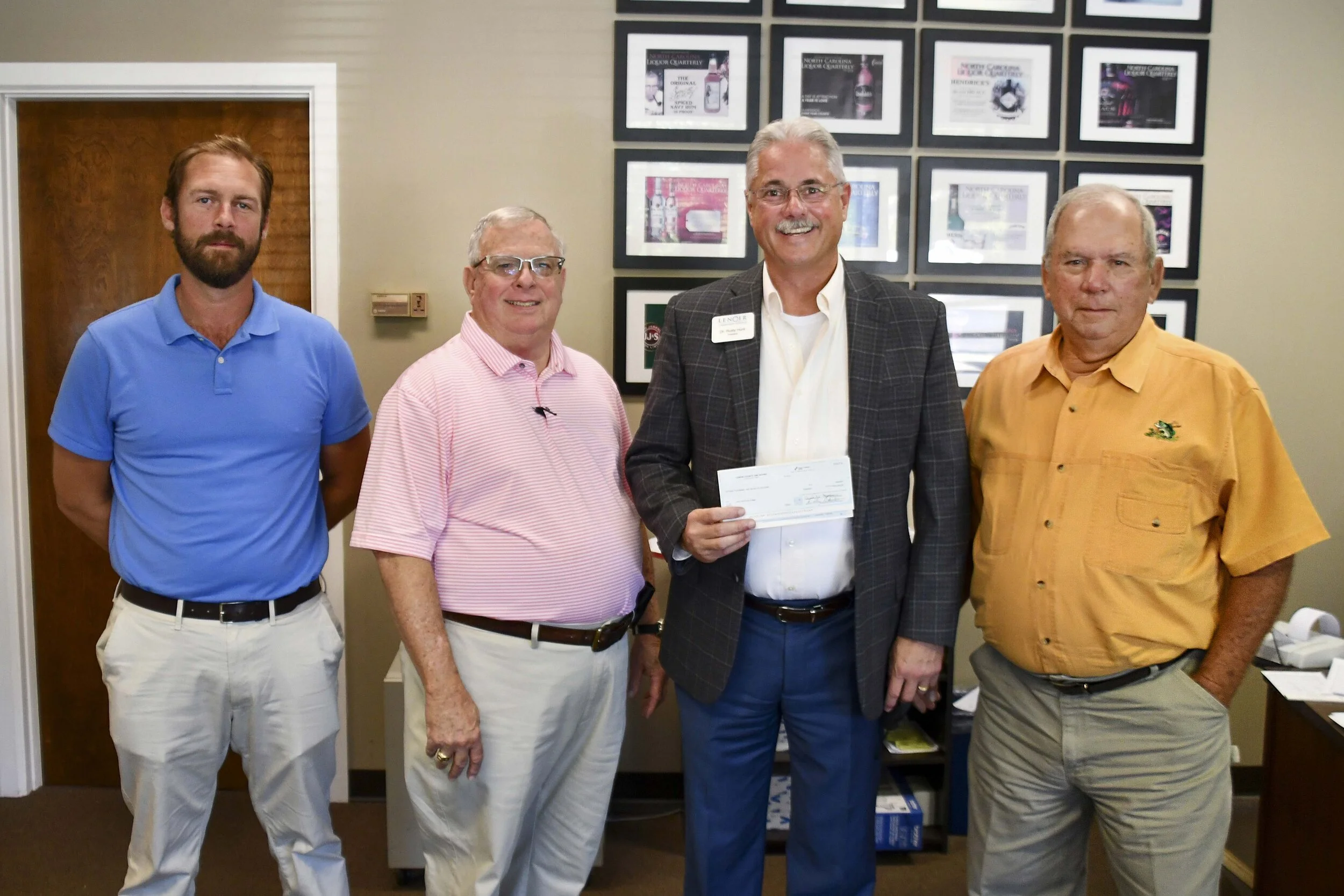 ABC Board presents check to LCC for Alcohol Awareness
