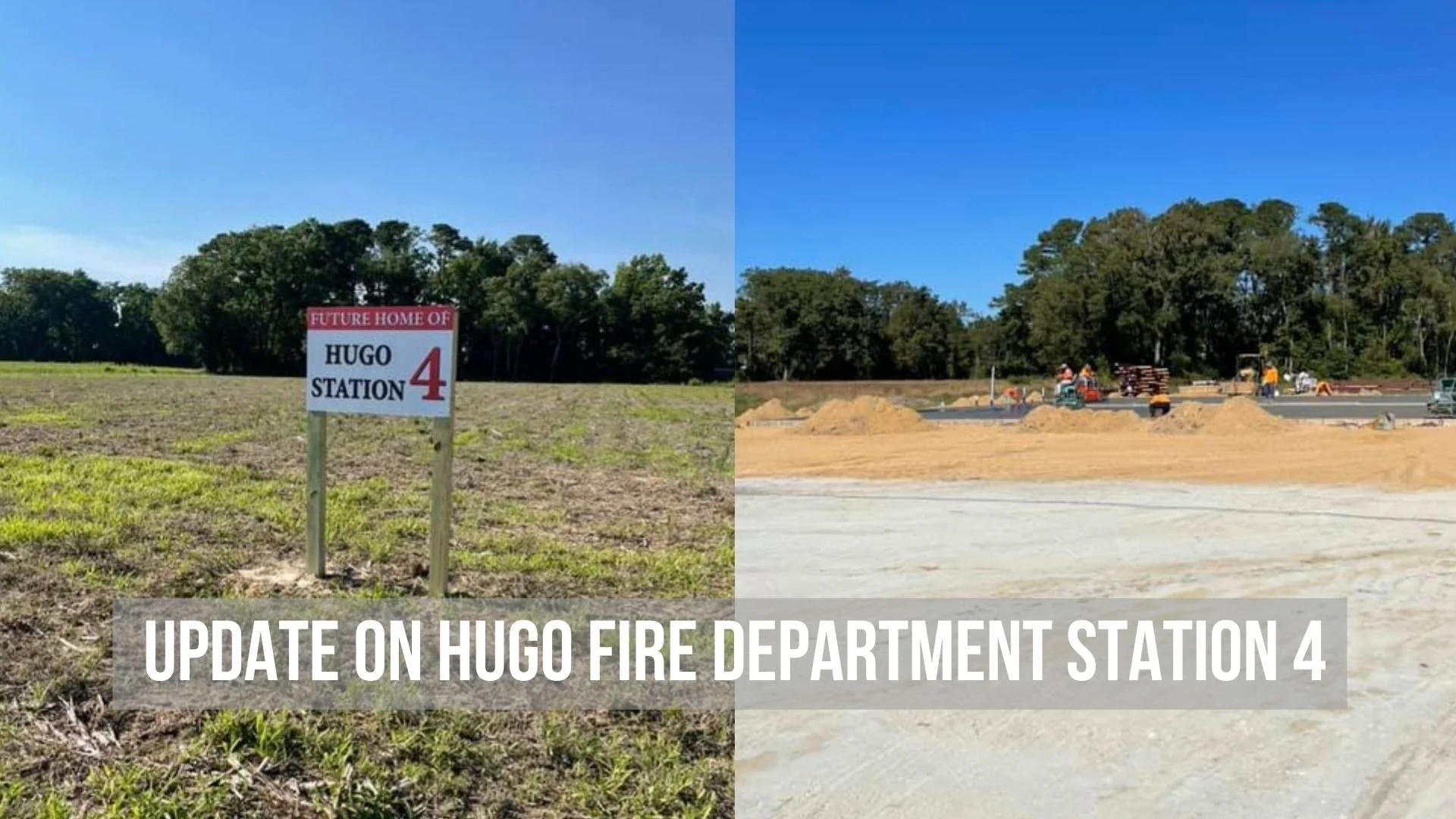 Update on Hugo Fire Department Station 4