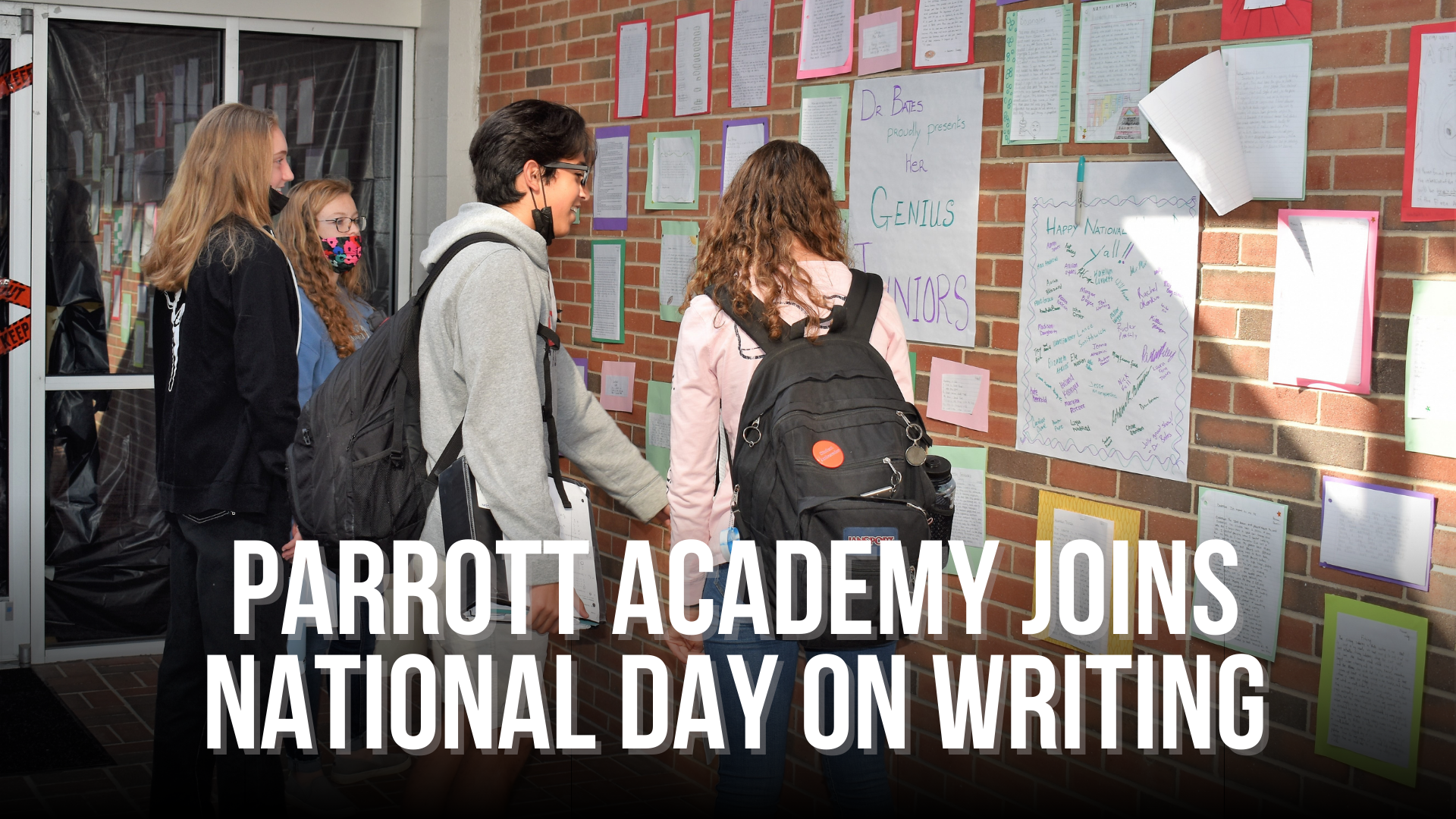 Parrott Academy joins National Day on Writing