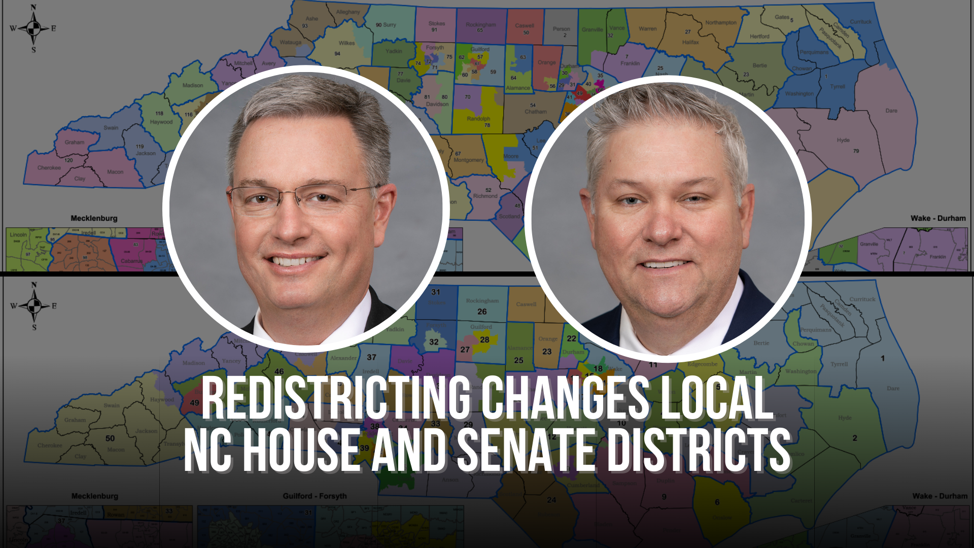 Redistricting changes local NC House and Senate districts