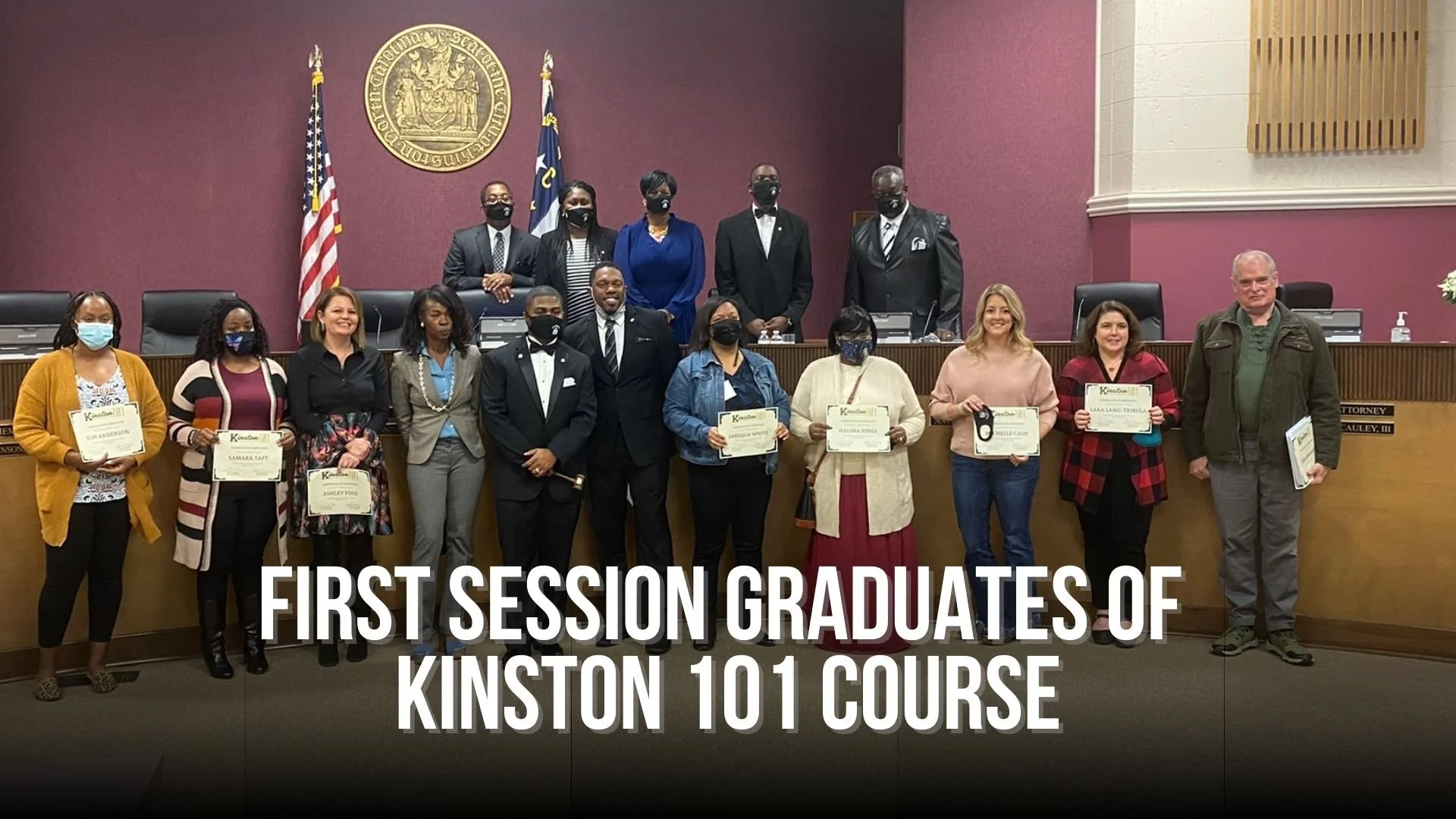 First session graduates of Kinston 101 course — Neuse News